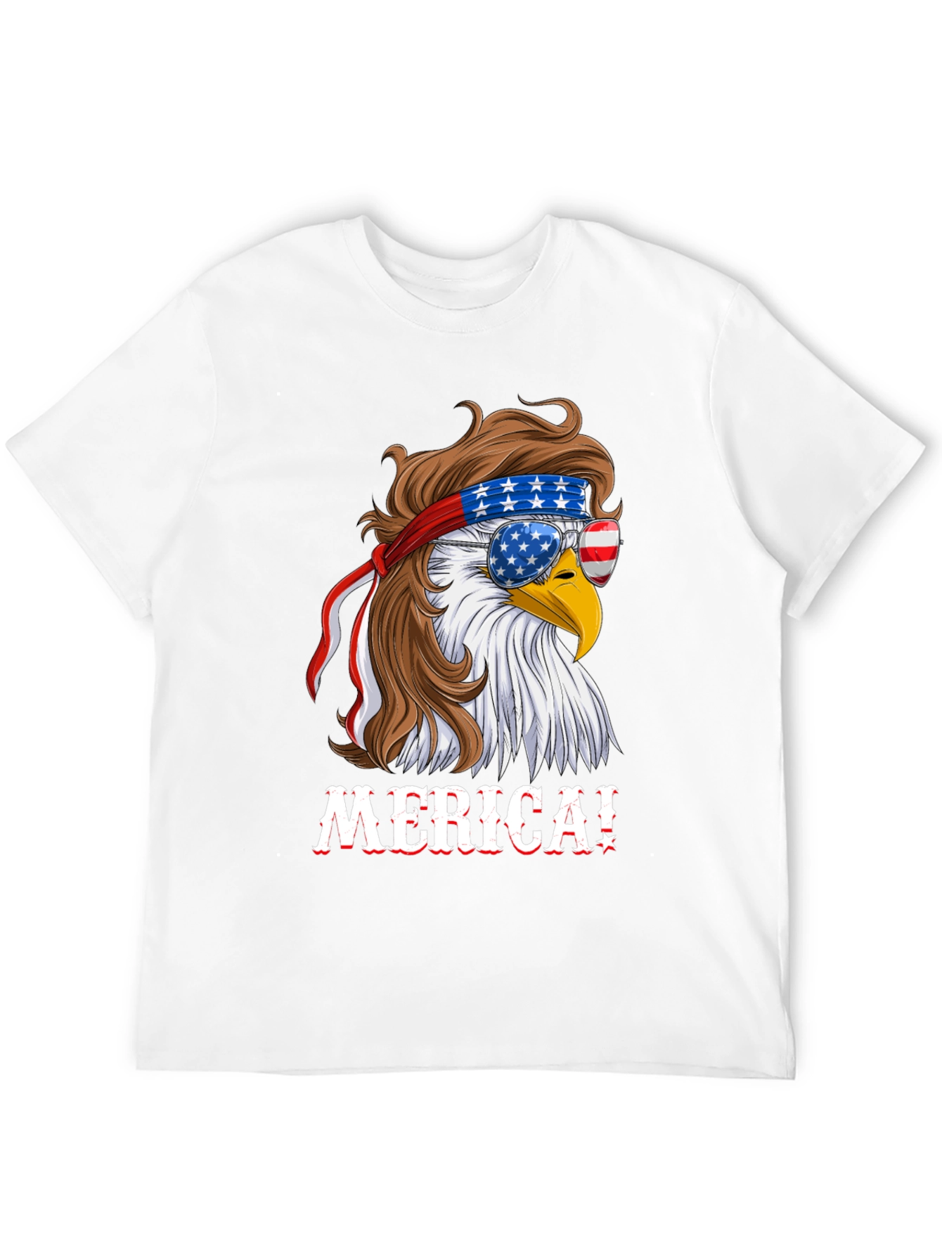American Eagle T-Shirt Patriotic Merica Design