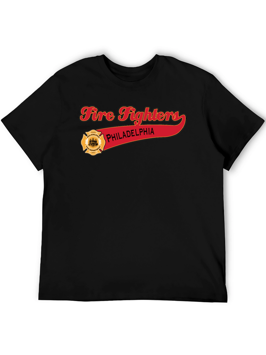 Philadelphia Firefighters Black T-Shirt