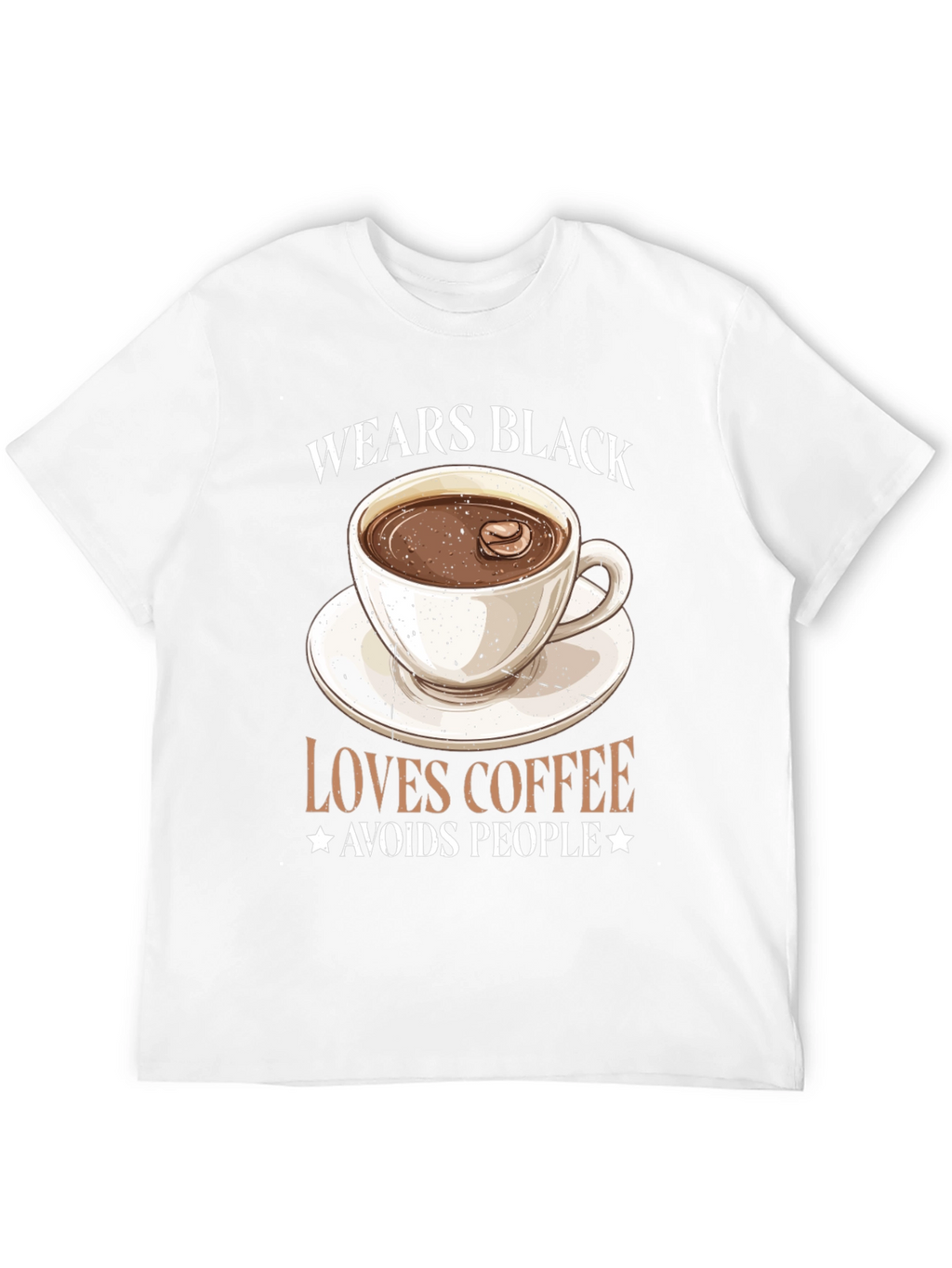 Coffee Lover Black Graphic Tee