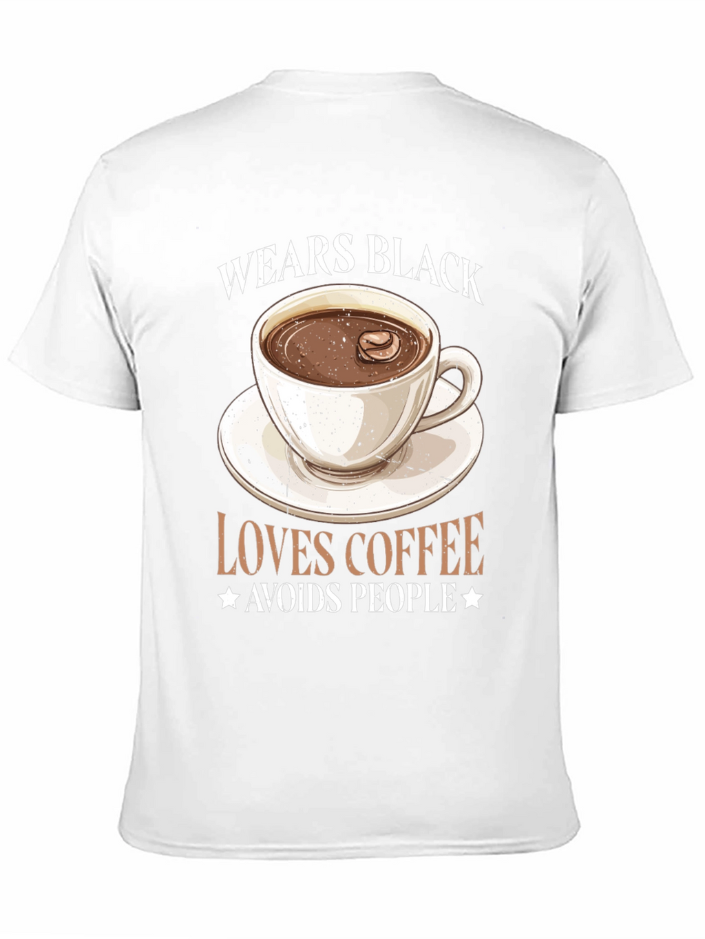 Coffee Lover Black Graphic Tee