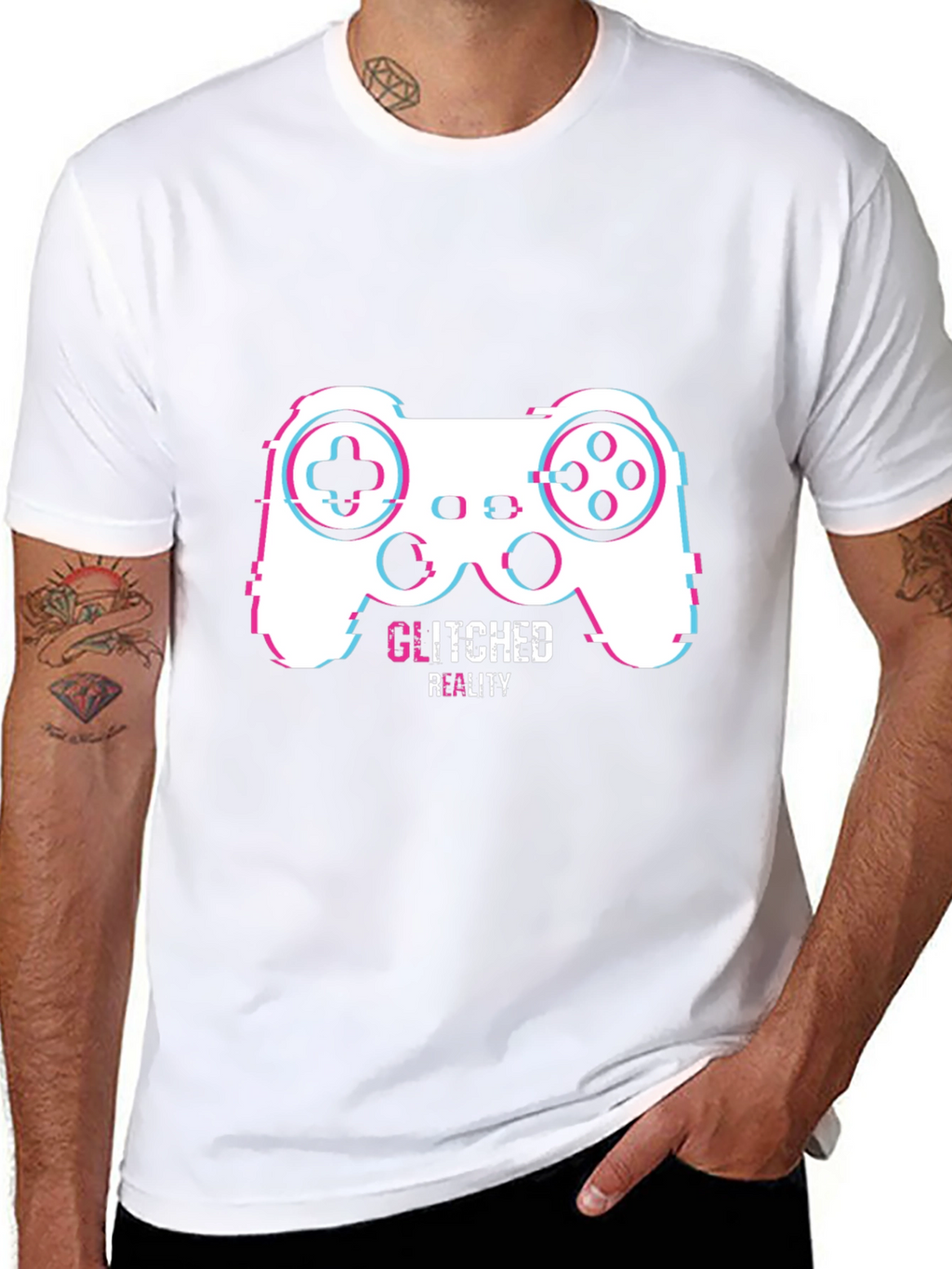 Glitched Reality Gaming T-Shirt