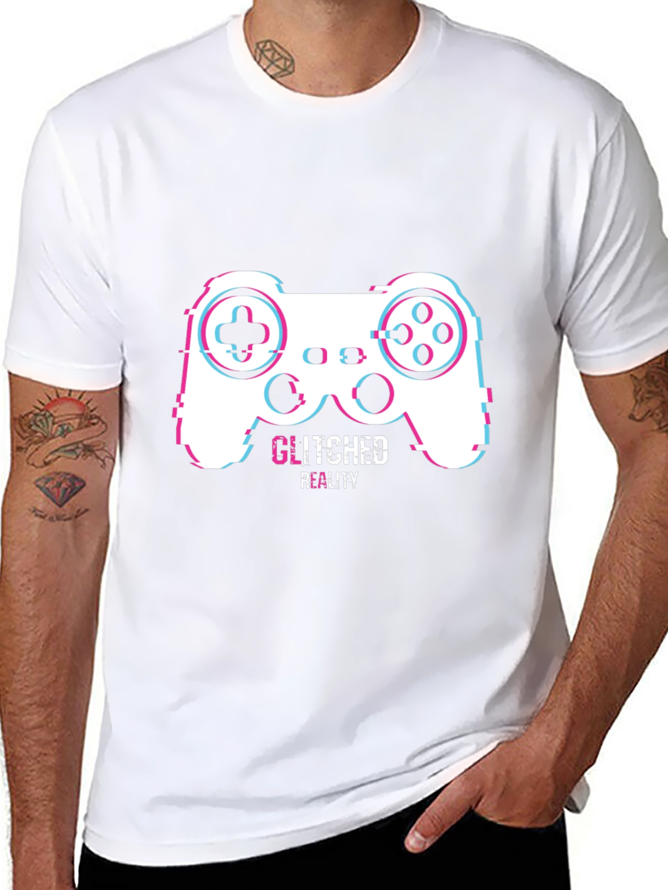 Glitched Reality Gaming T-Shirt