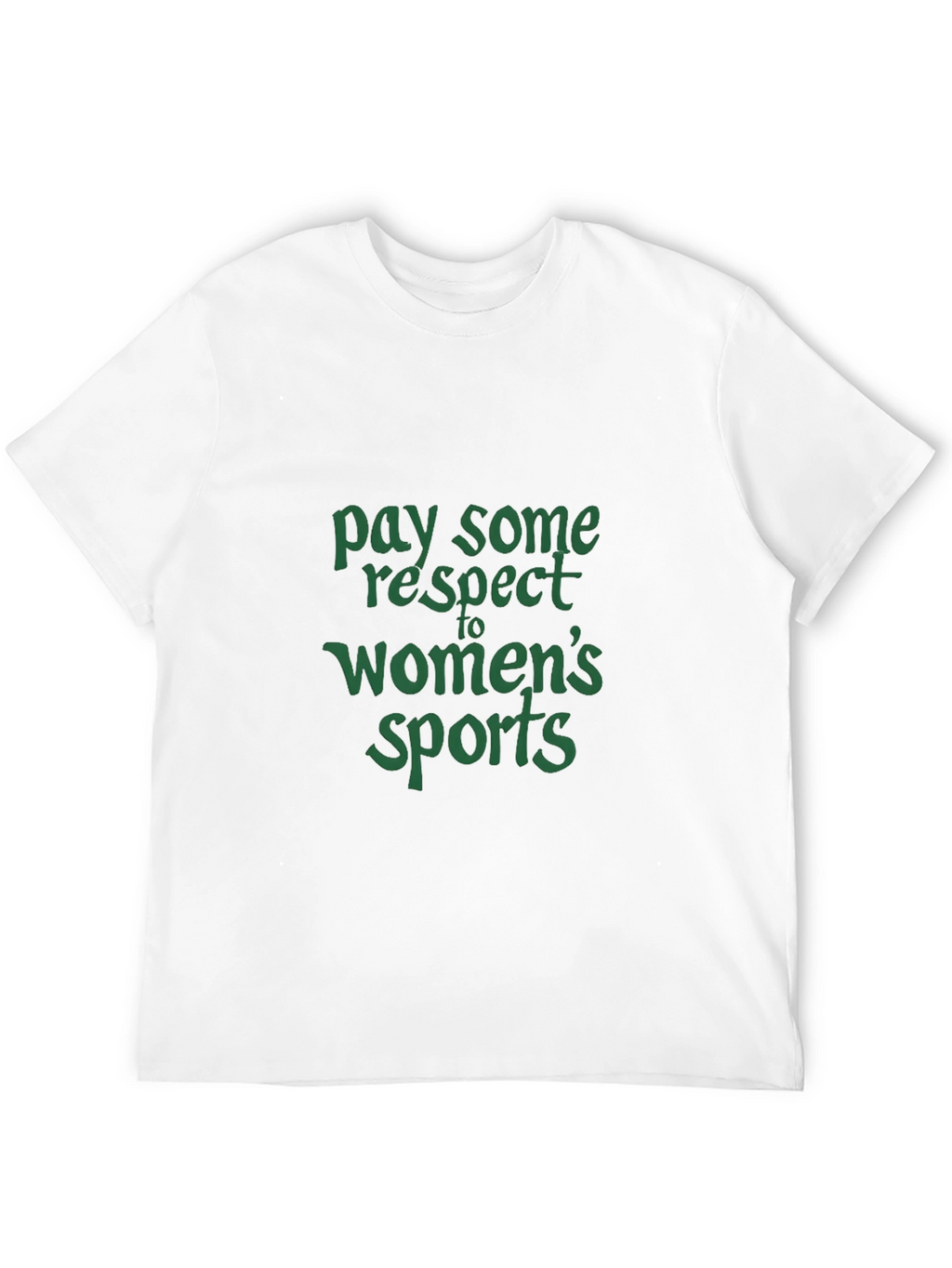 Respect Womens Sports Graphic T-Shirt