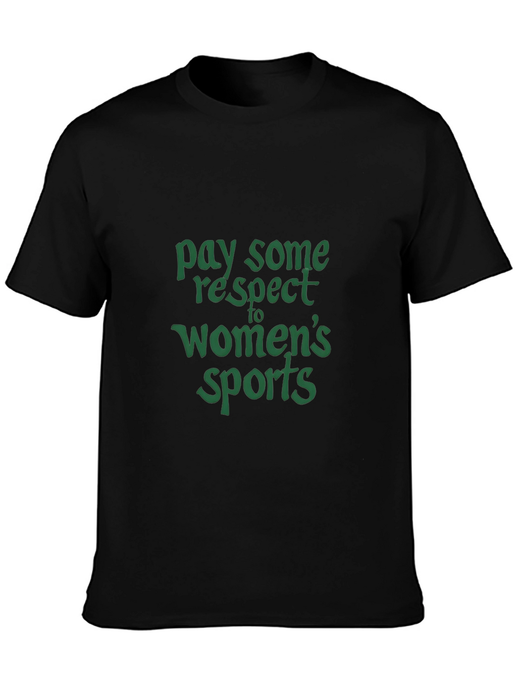 Respect Womens Sports Graphic T-Shirt