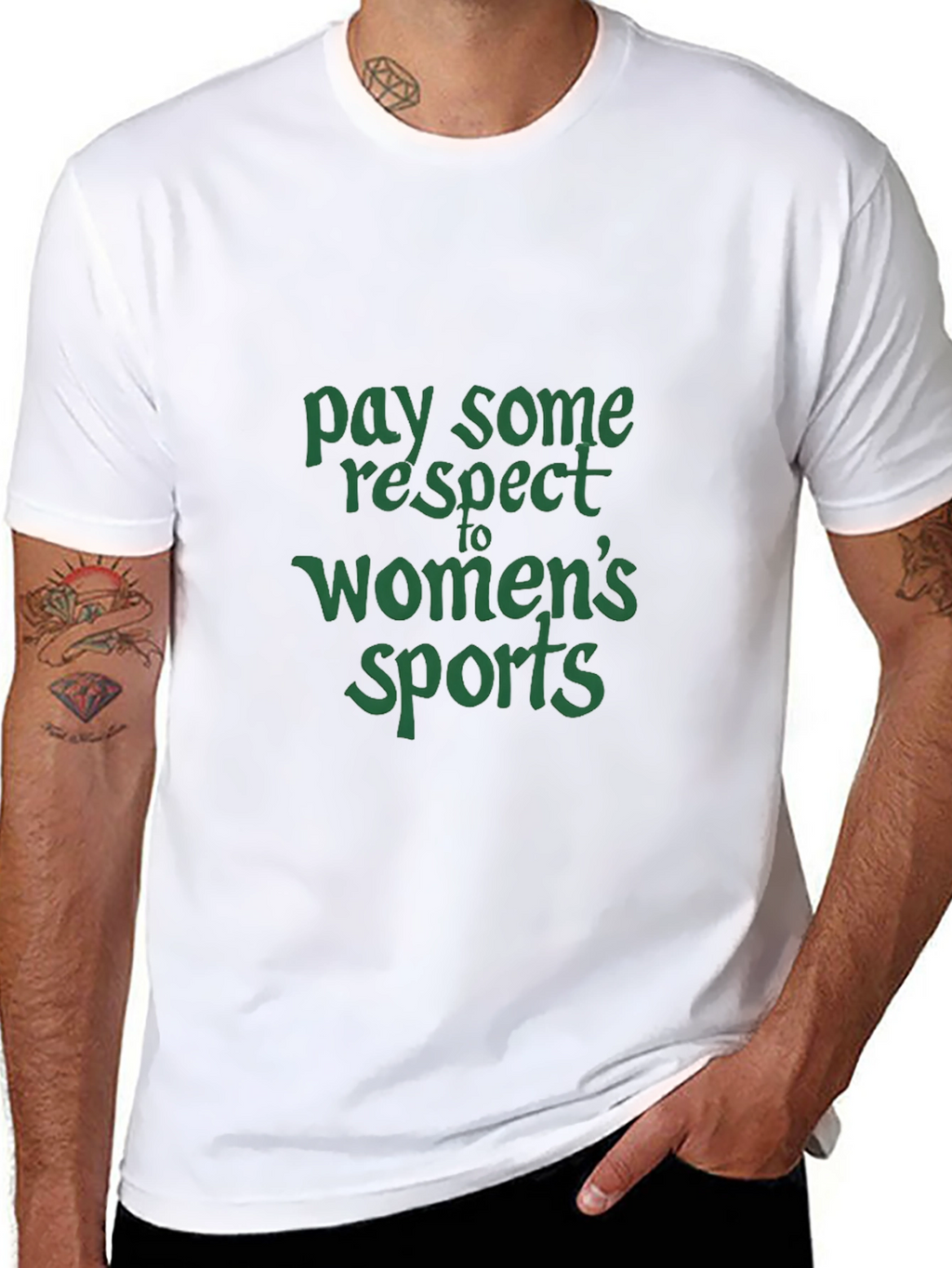 Respect Womens Sports Graphic T-Shirt