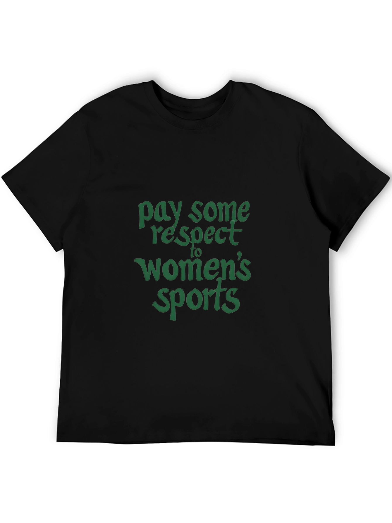 Respect Womens Sports Graphic T-Shirt