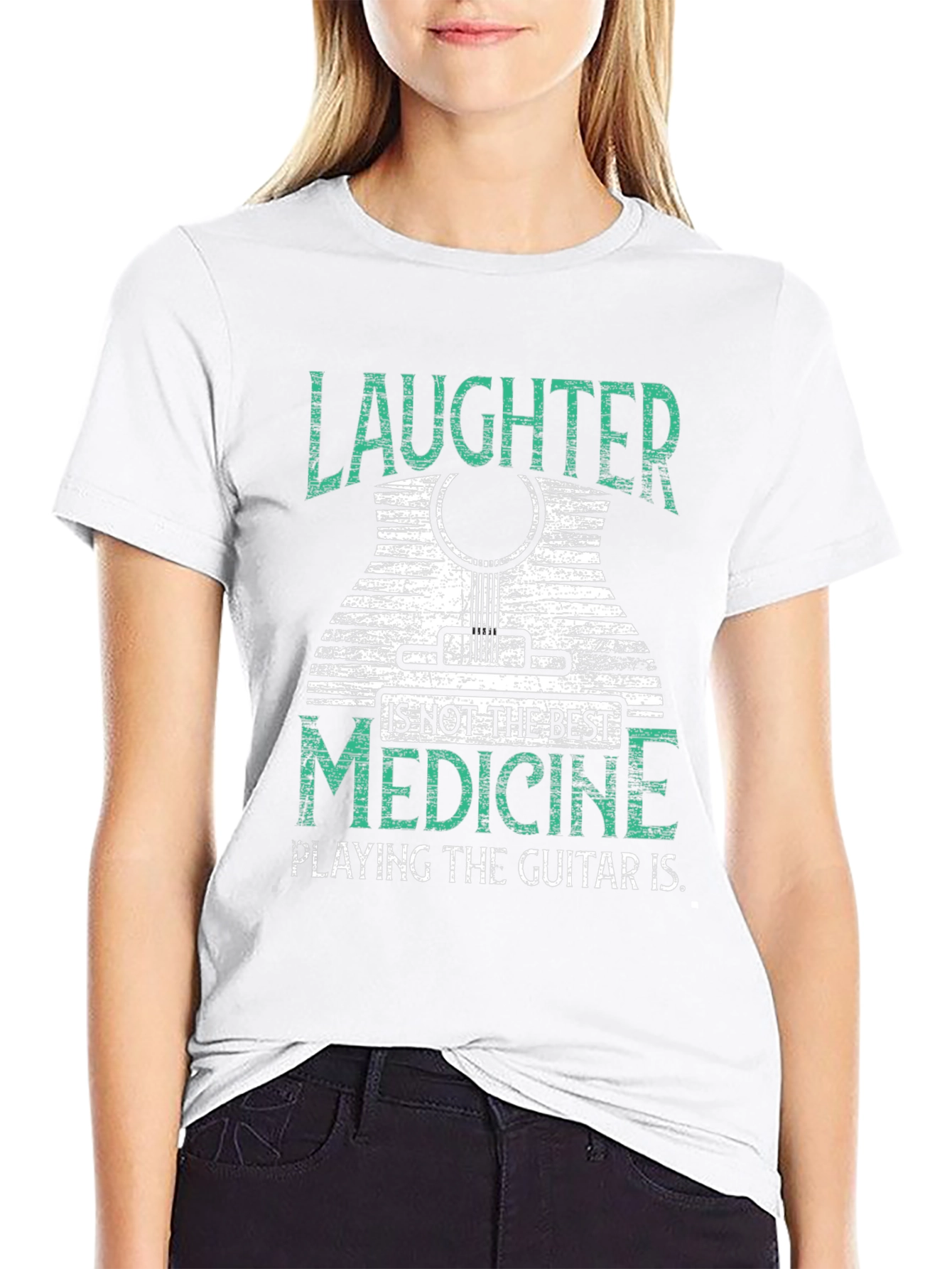 Laughter is Medicine Guitar Player T-Shirt