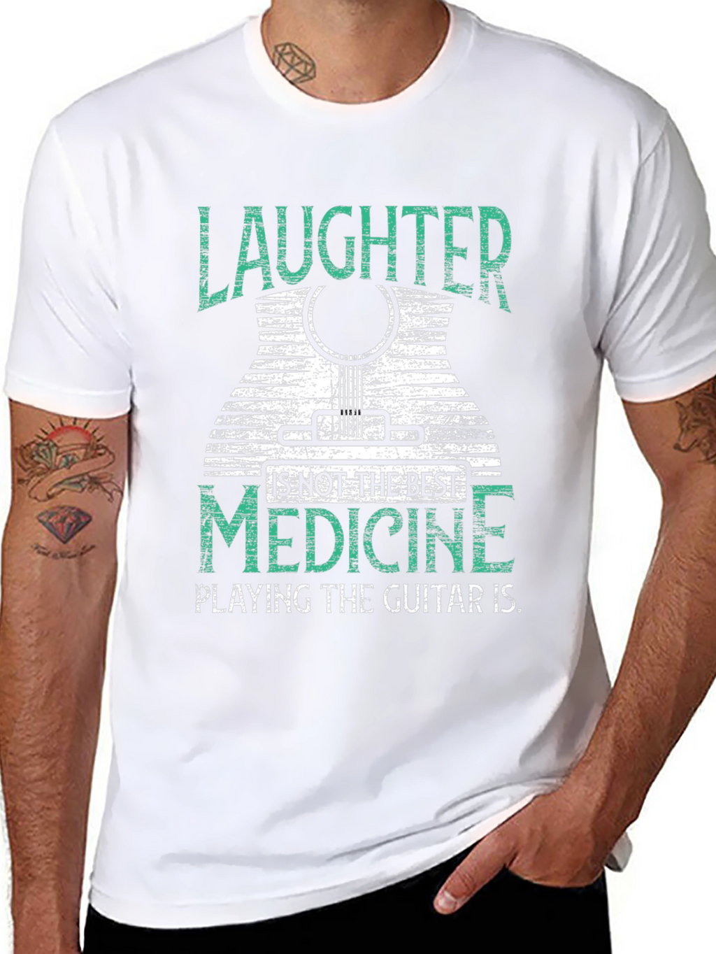 Laughter is Medicine Guitar Player T-Shirt