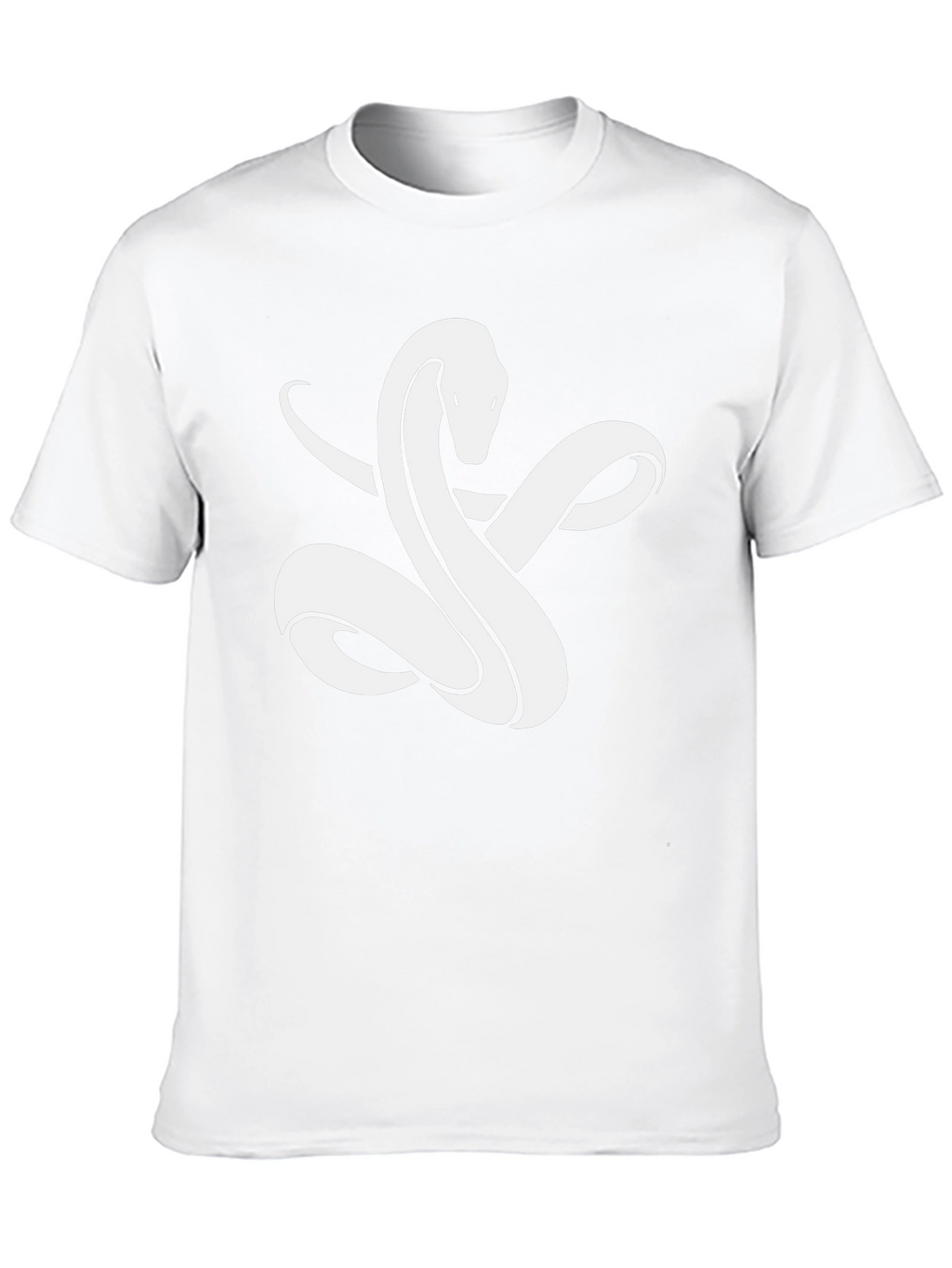 Snake Graphic Tee - Modern Black T-Shirt