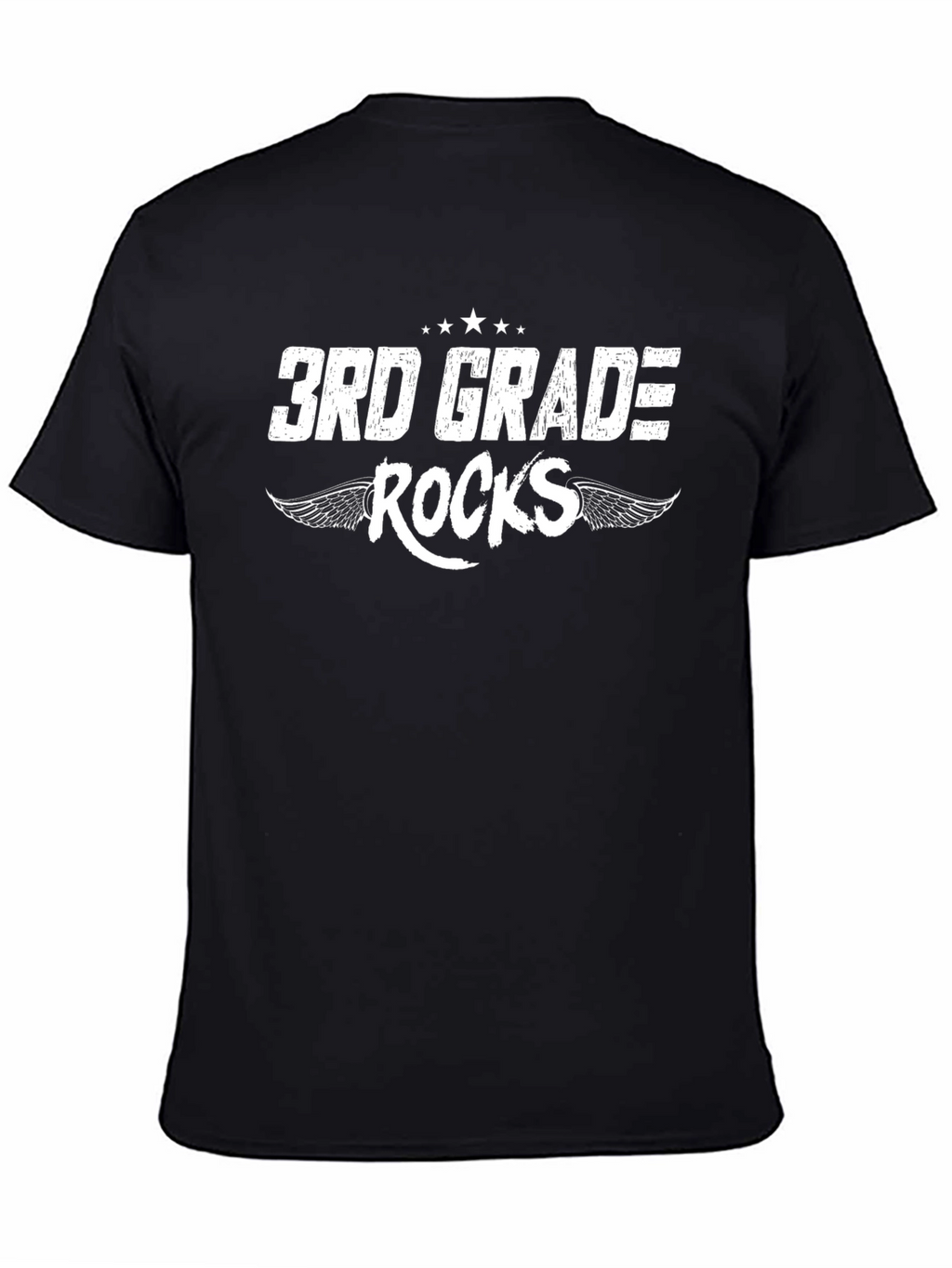 3rd Grade Rocks Graphic Tee - Black
