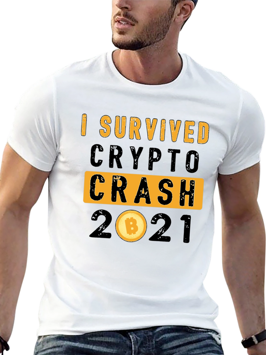 I Survived Crypto Crash 2021 T-Shirt