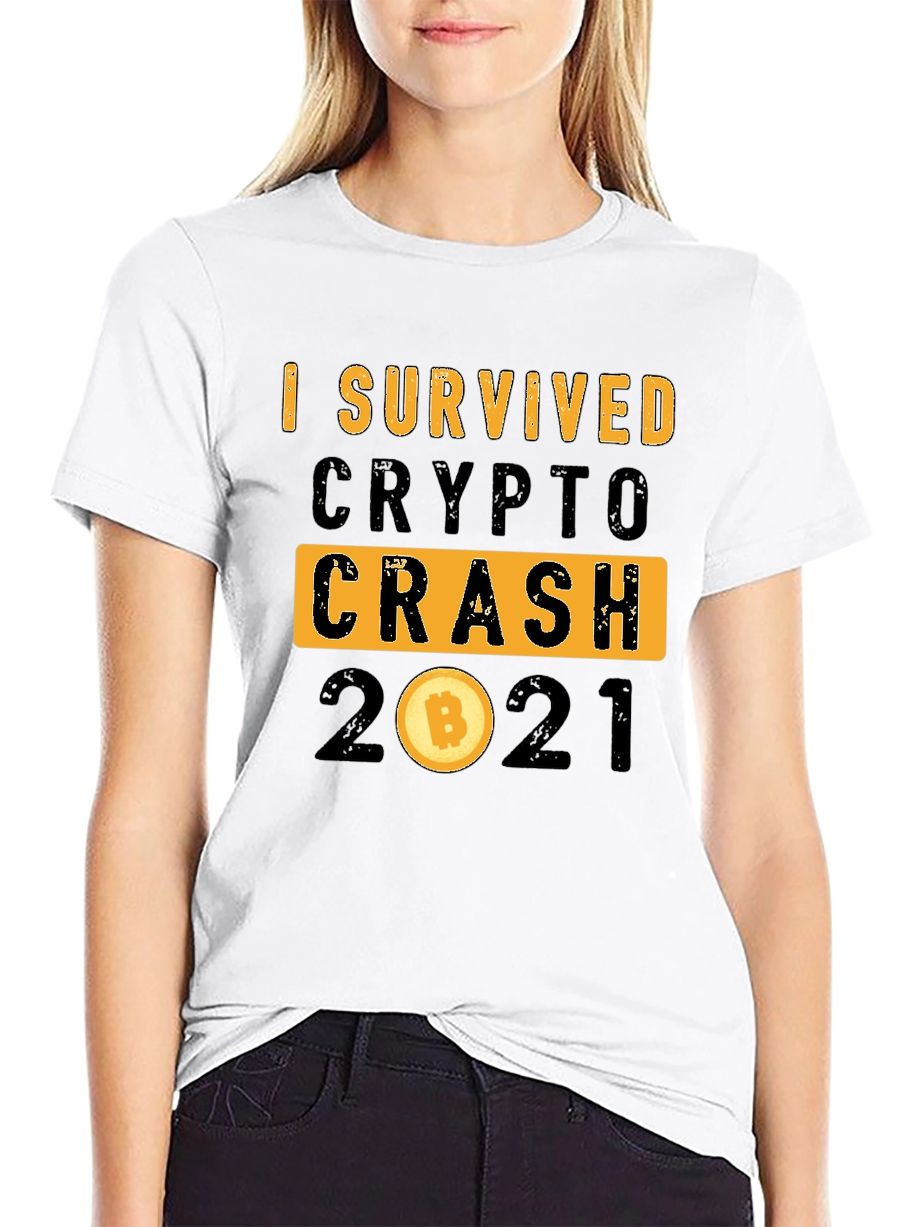 I Survived Crypto Crash 2021 T-Shirt