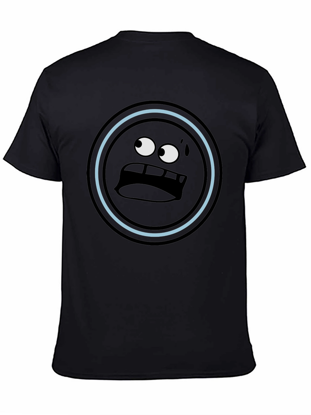 Funny Emoji Black T-Shirt