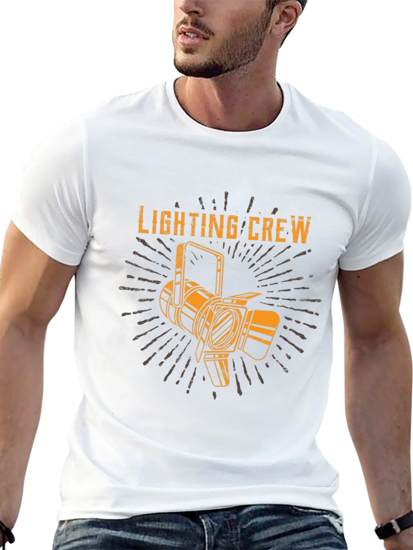 Lighting Crew Graphic Tee - Stage & Film Crew Shirt