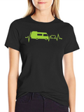 RV Heartbeat T-Shirt - Camping Life
