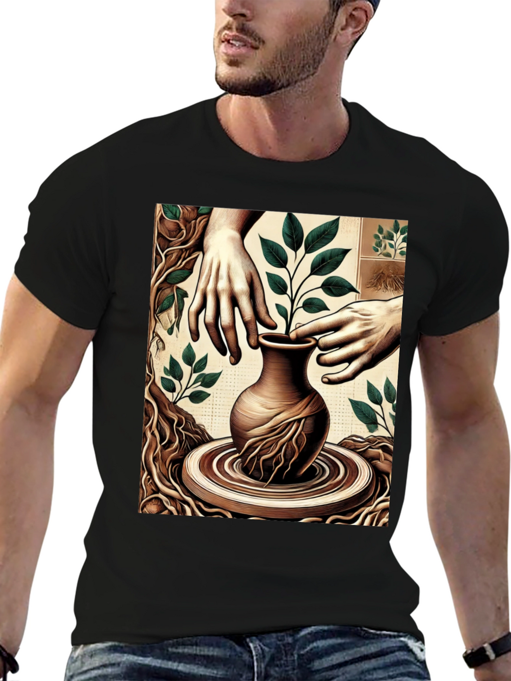Nature Art T-Shirt - Organic Design