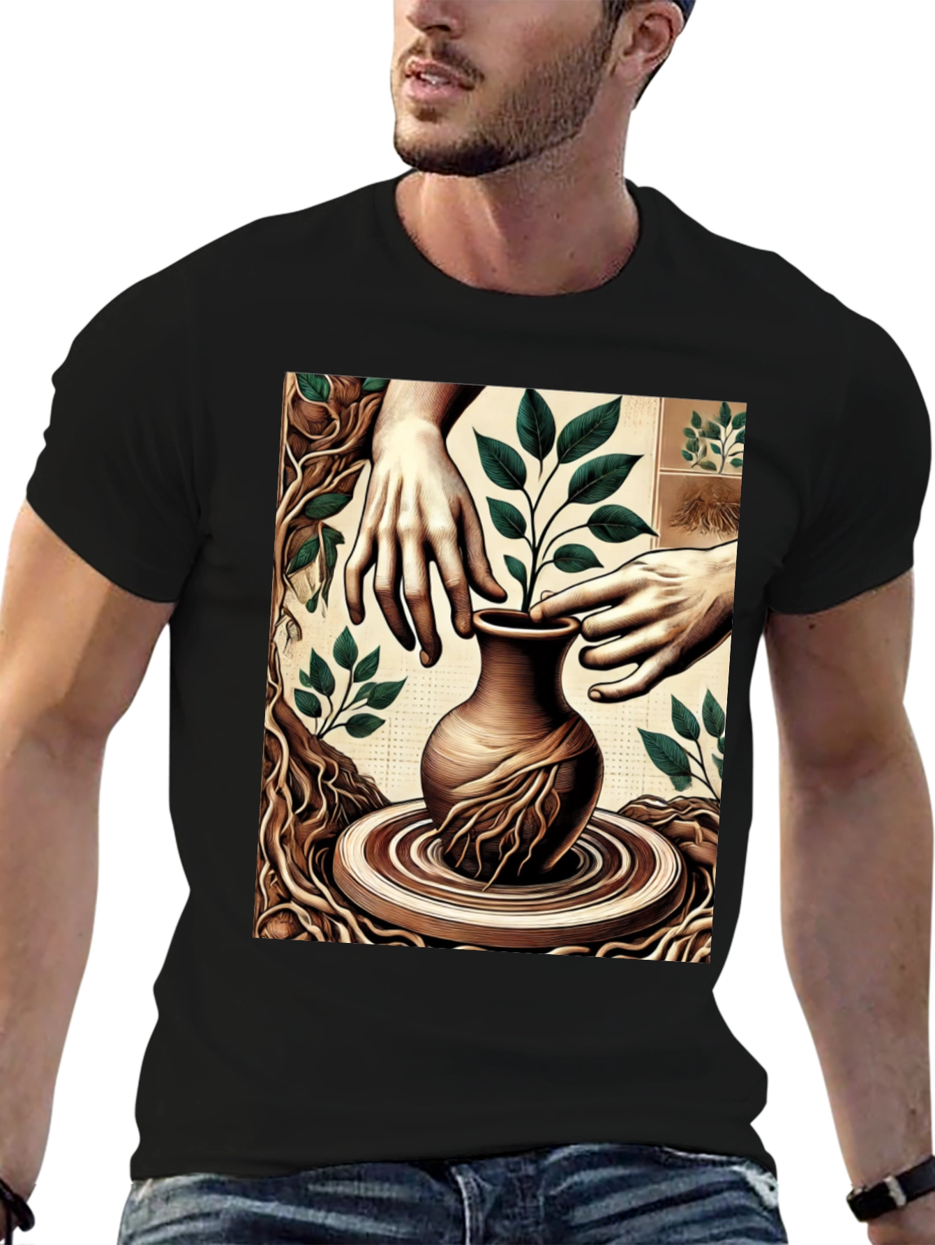 Nature Art T-Shirt - Organic Design