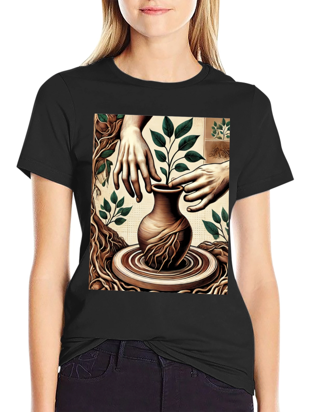 Nature Art T-Shirt - Organic Design
