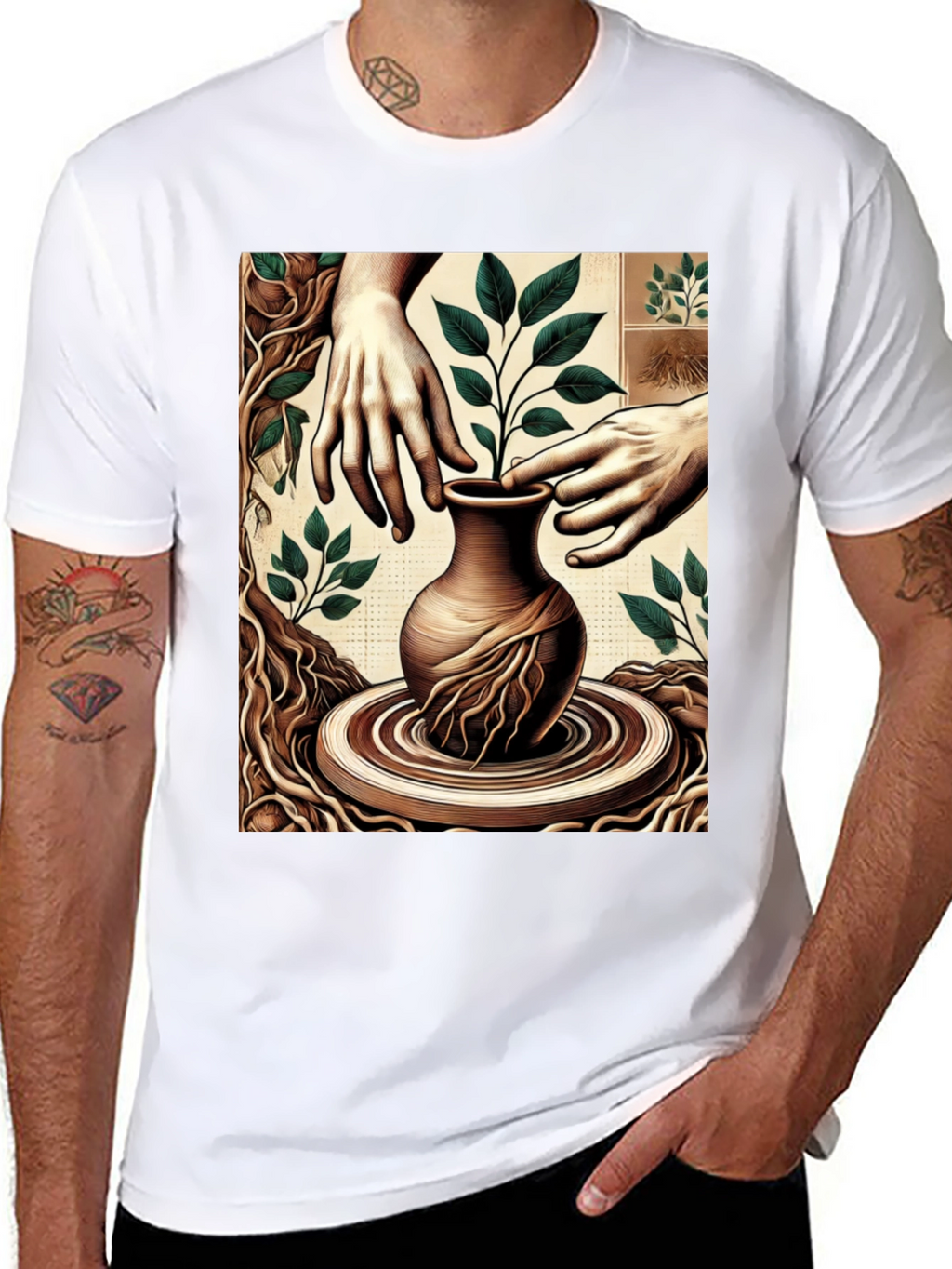 Nature Art T-Shirt - Organic Design
