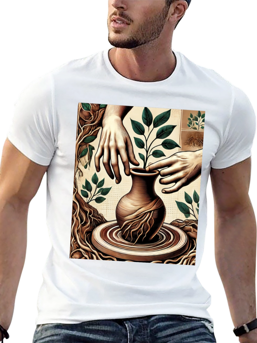 Nature Art T-Shirt - Organic Design
