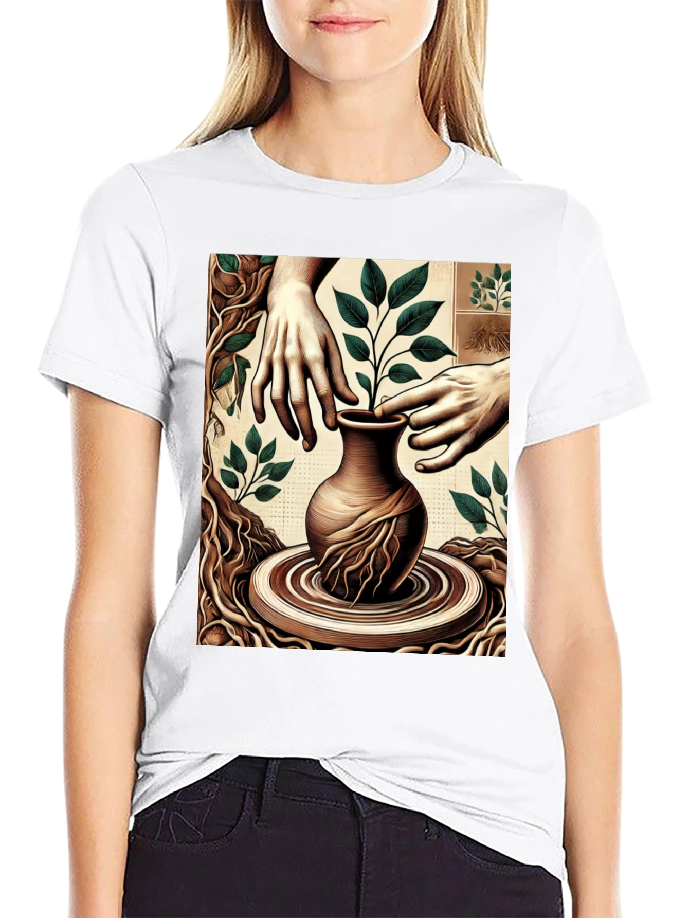 Nature Art T-Shirt - Organic Design