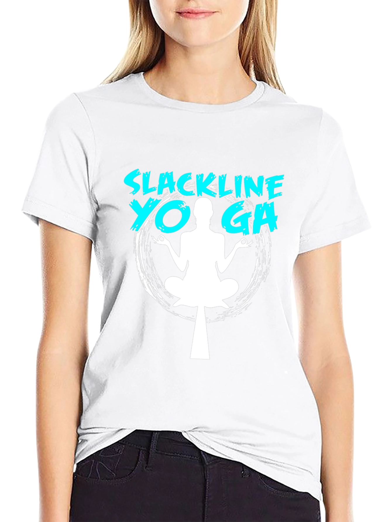 Slackline Yoga T-Shirt - Balance & Zen