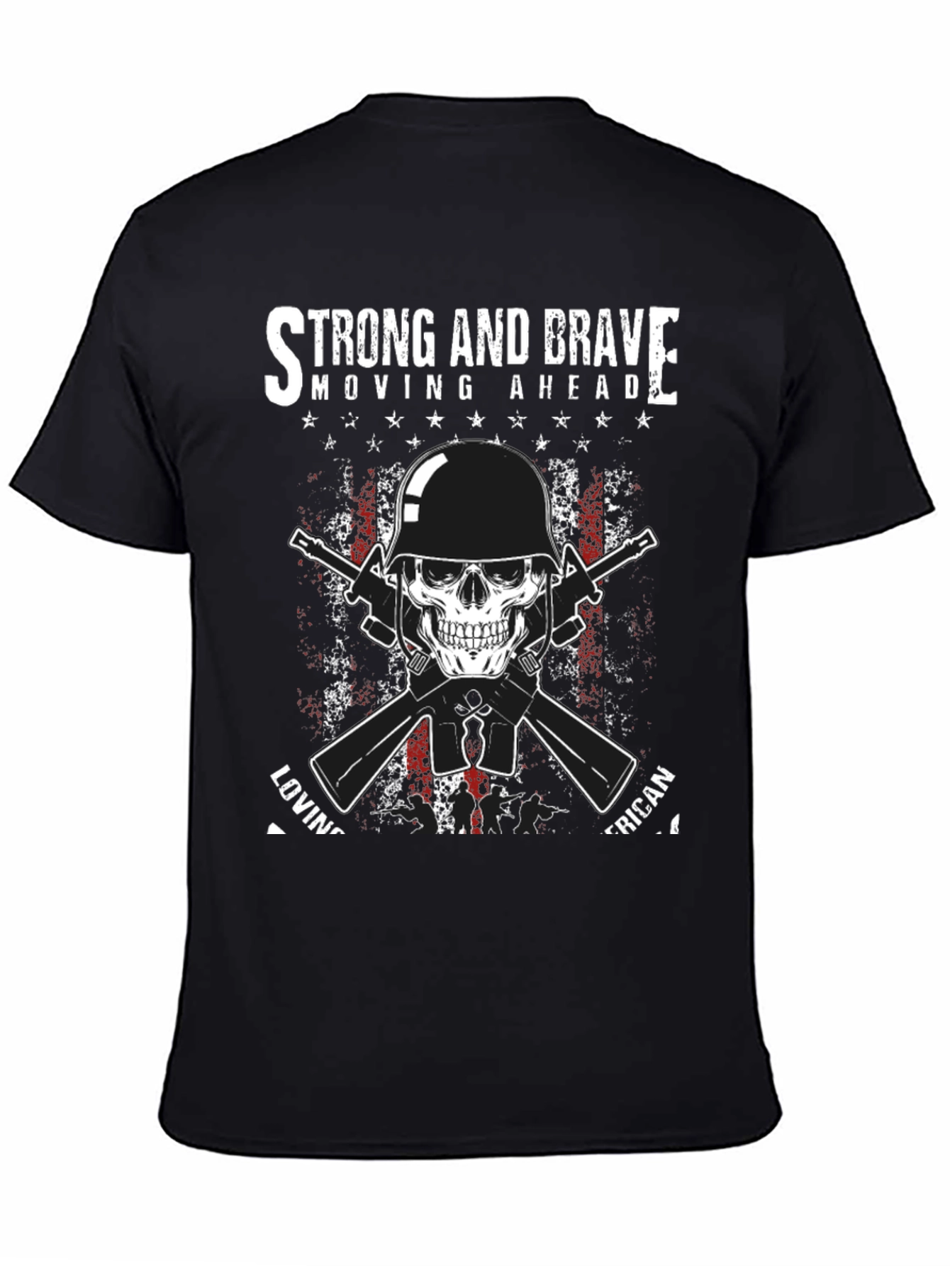 Strong & Brave American Graphic T-Shirt