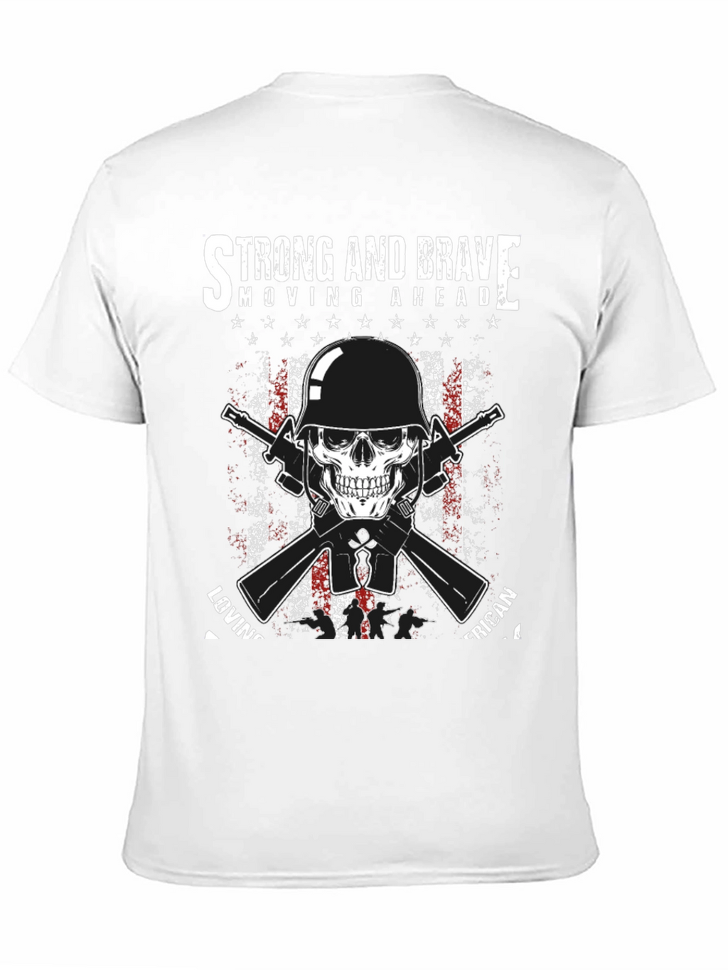Strong & Brave American Graphic T-Shirt
