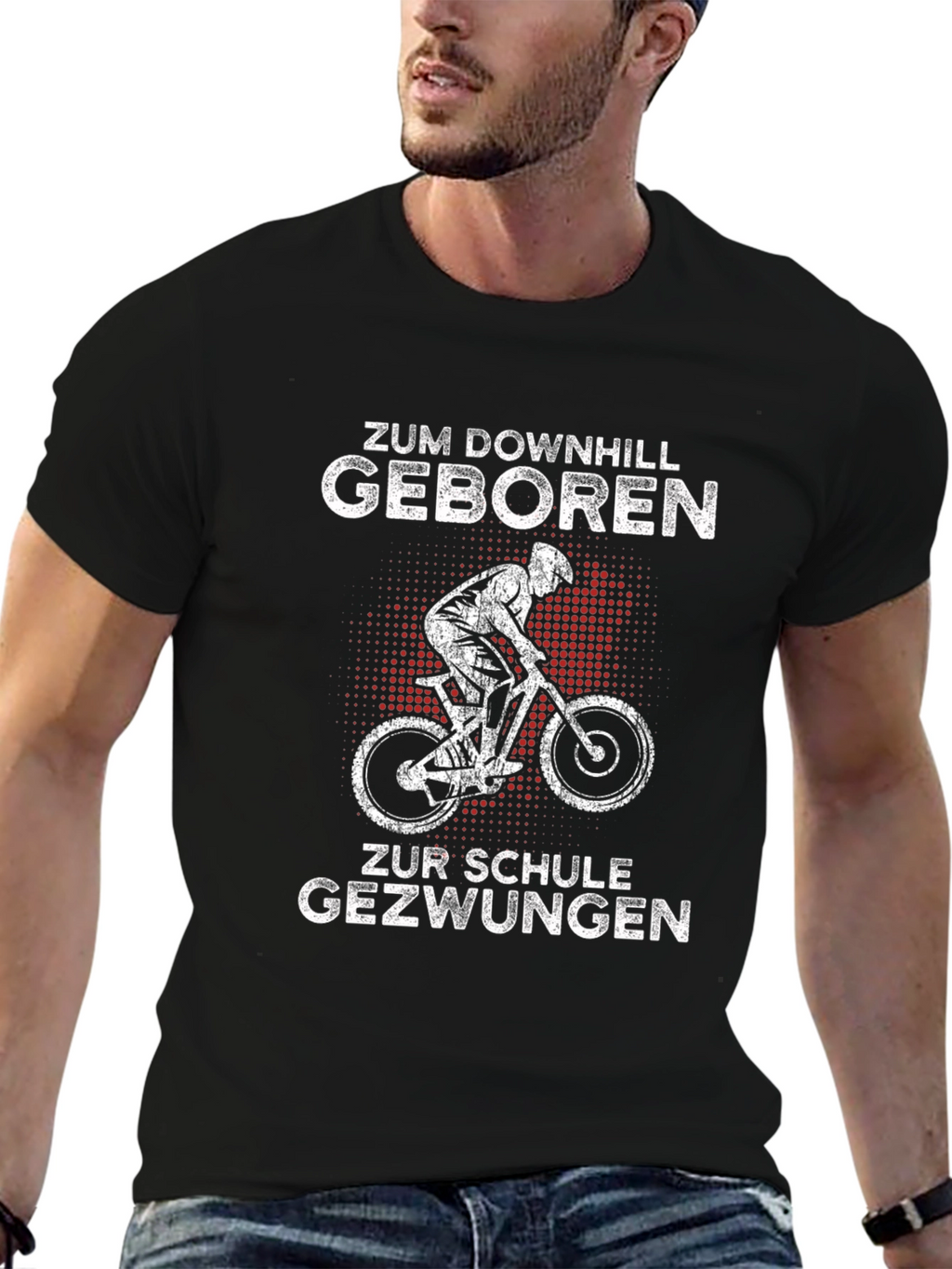 Downhill Born T-Shirt - Mountain Biking Tee