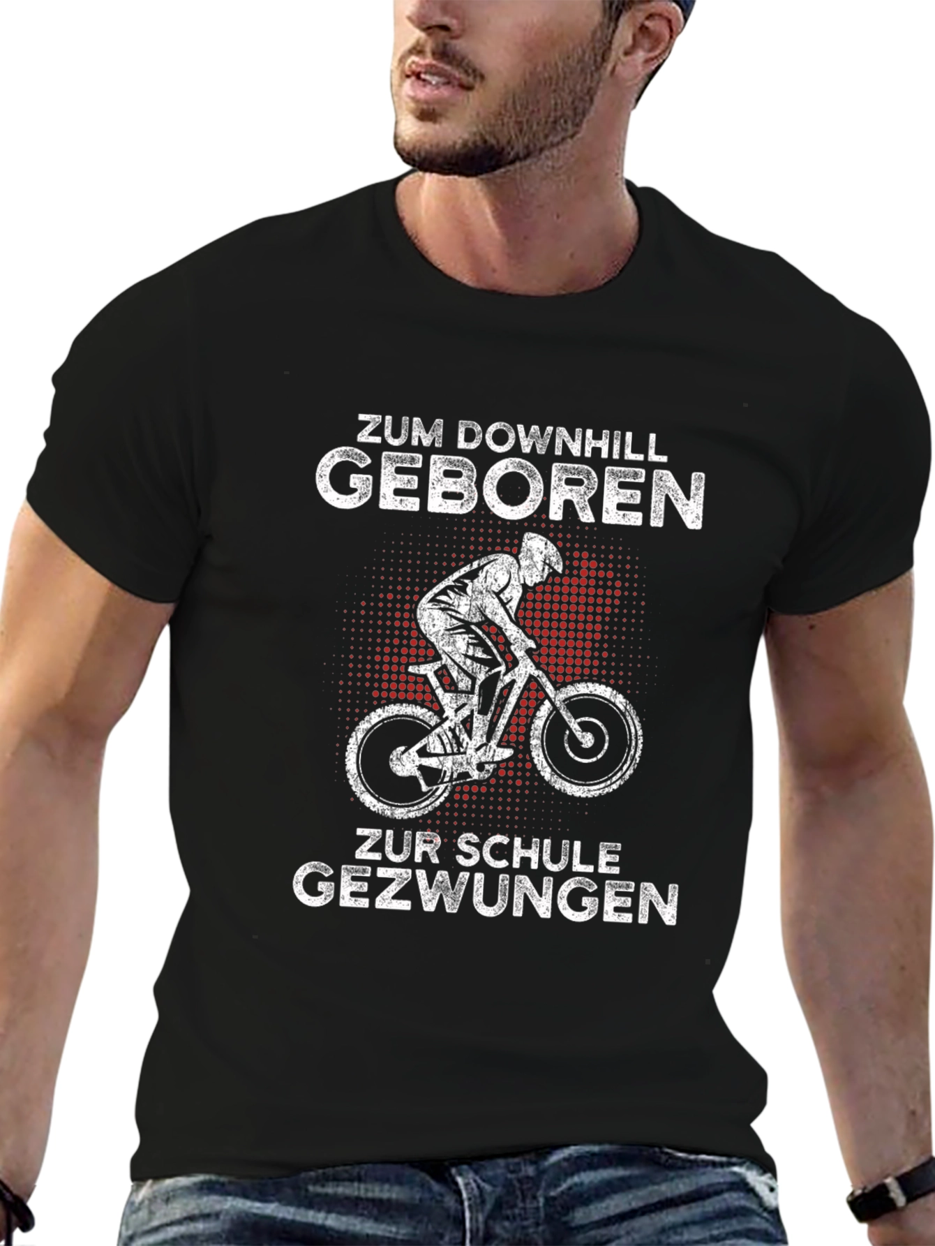 Downhill Born T-Shirt - Mountain Biking Tee