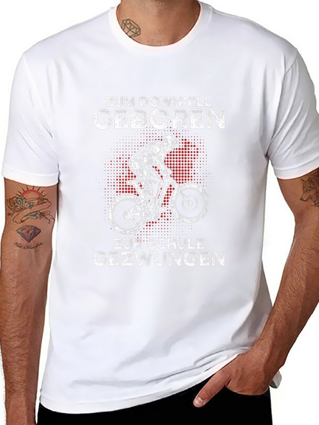 Downhill Born T-Shirt - Mountain Biking Tee