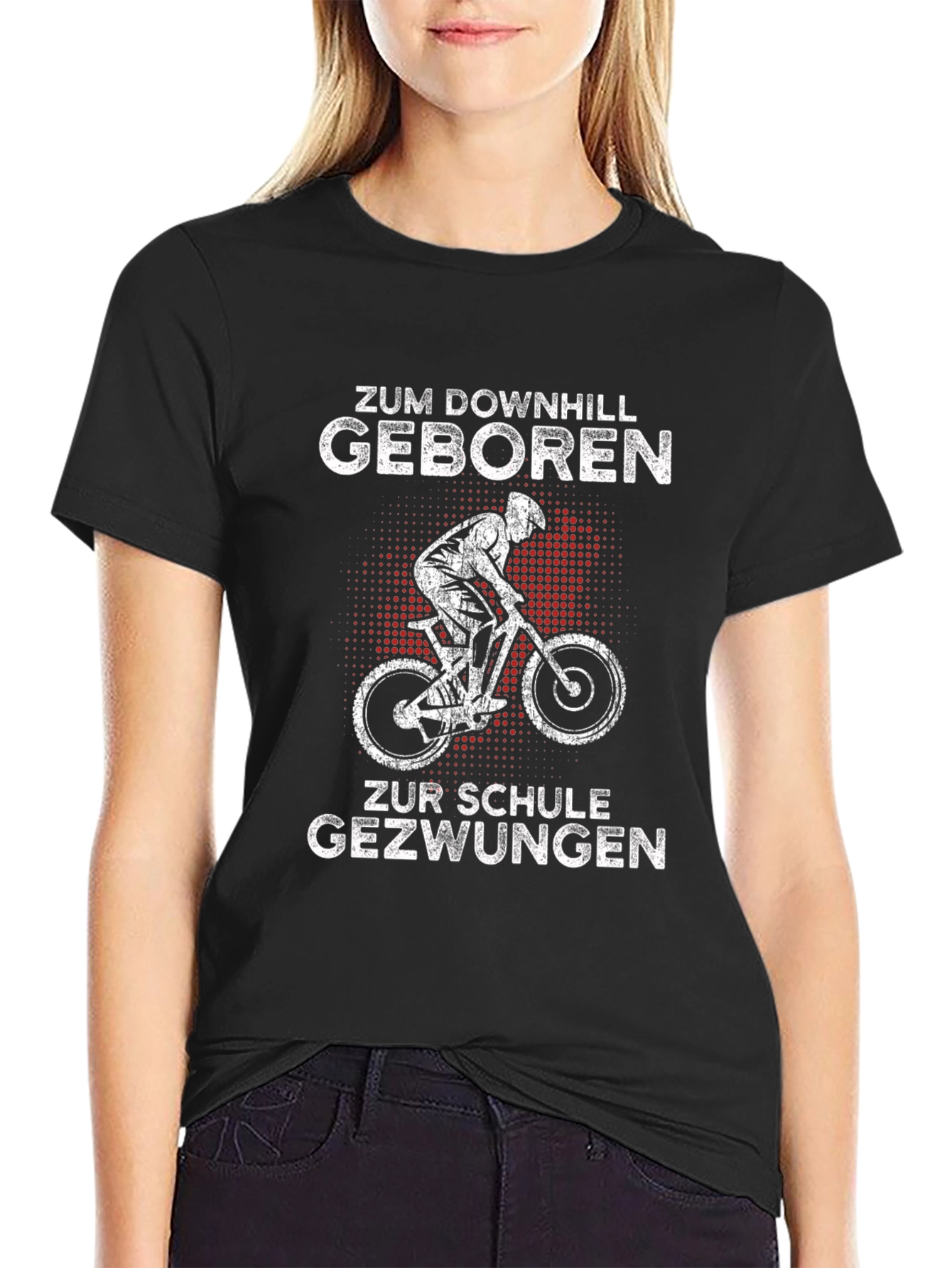 Downhill Born T-Shirt - Mountain Biking Tee