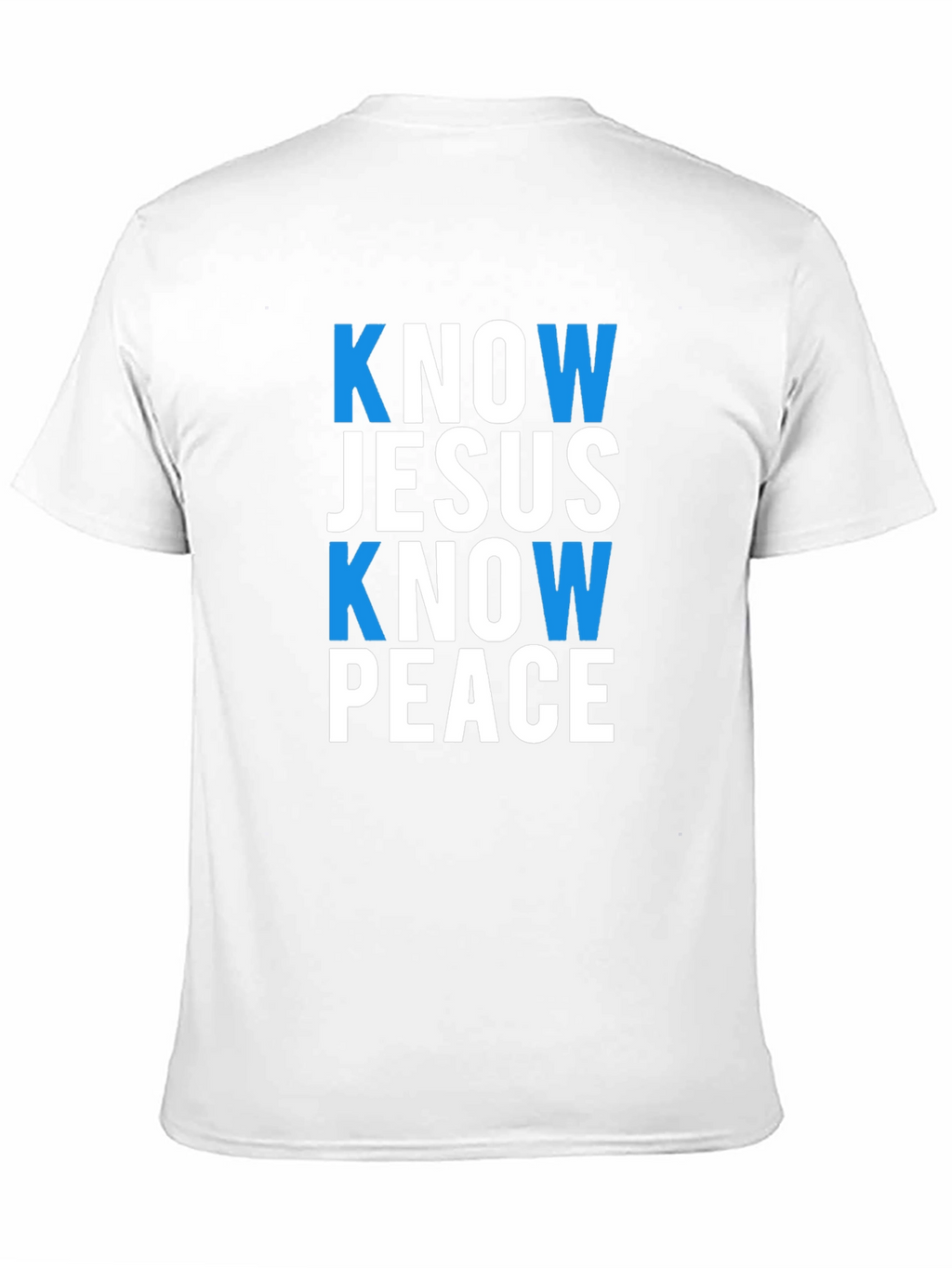 Know Jesus Know Peace Black T-Shirt