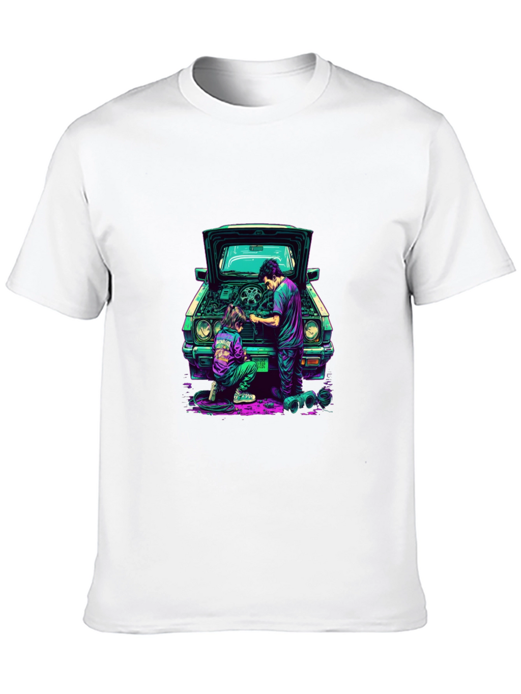 Cool Car Repair Graphic Tee