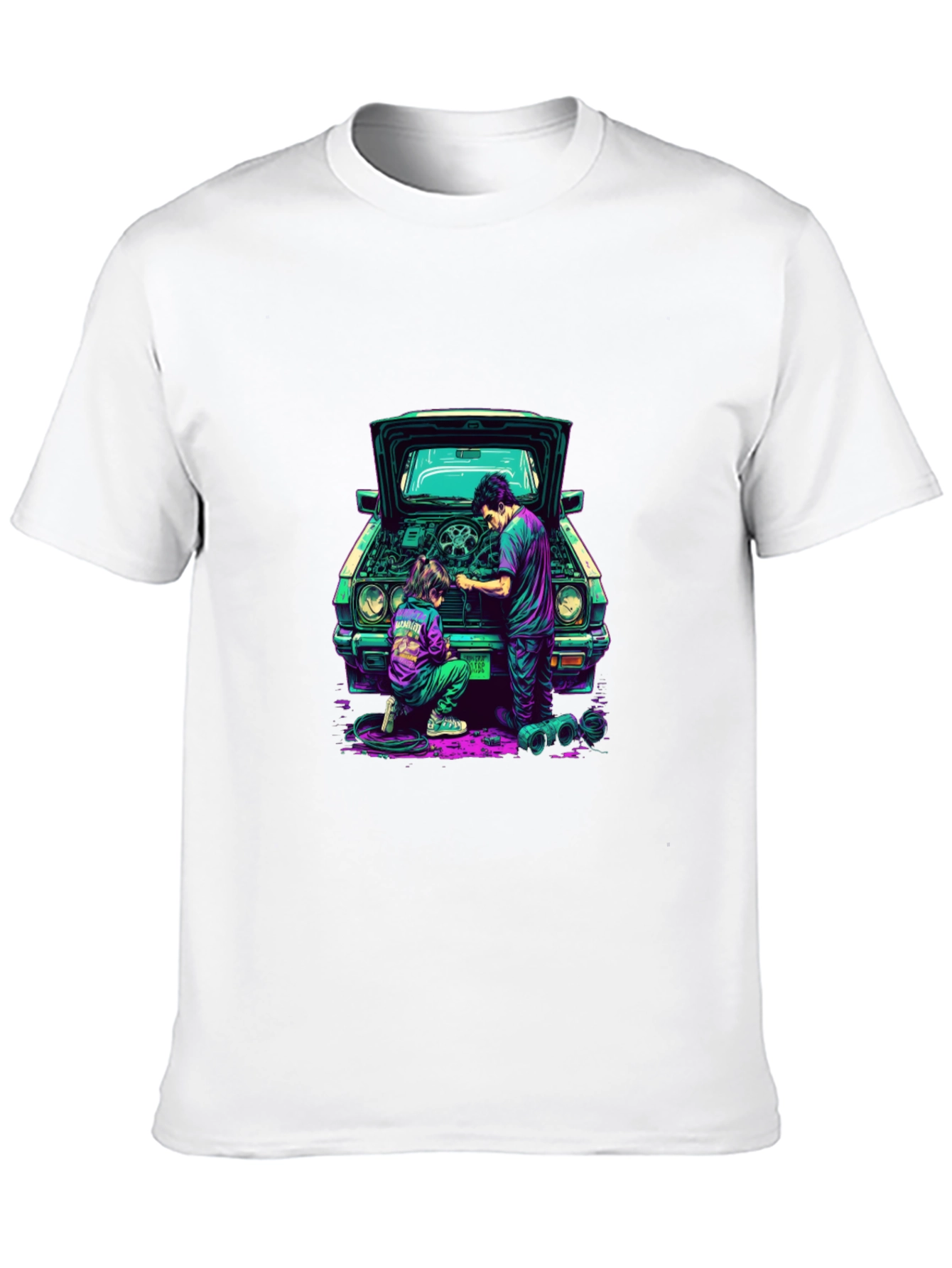 Cool Car Repair Graphic Tee