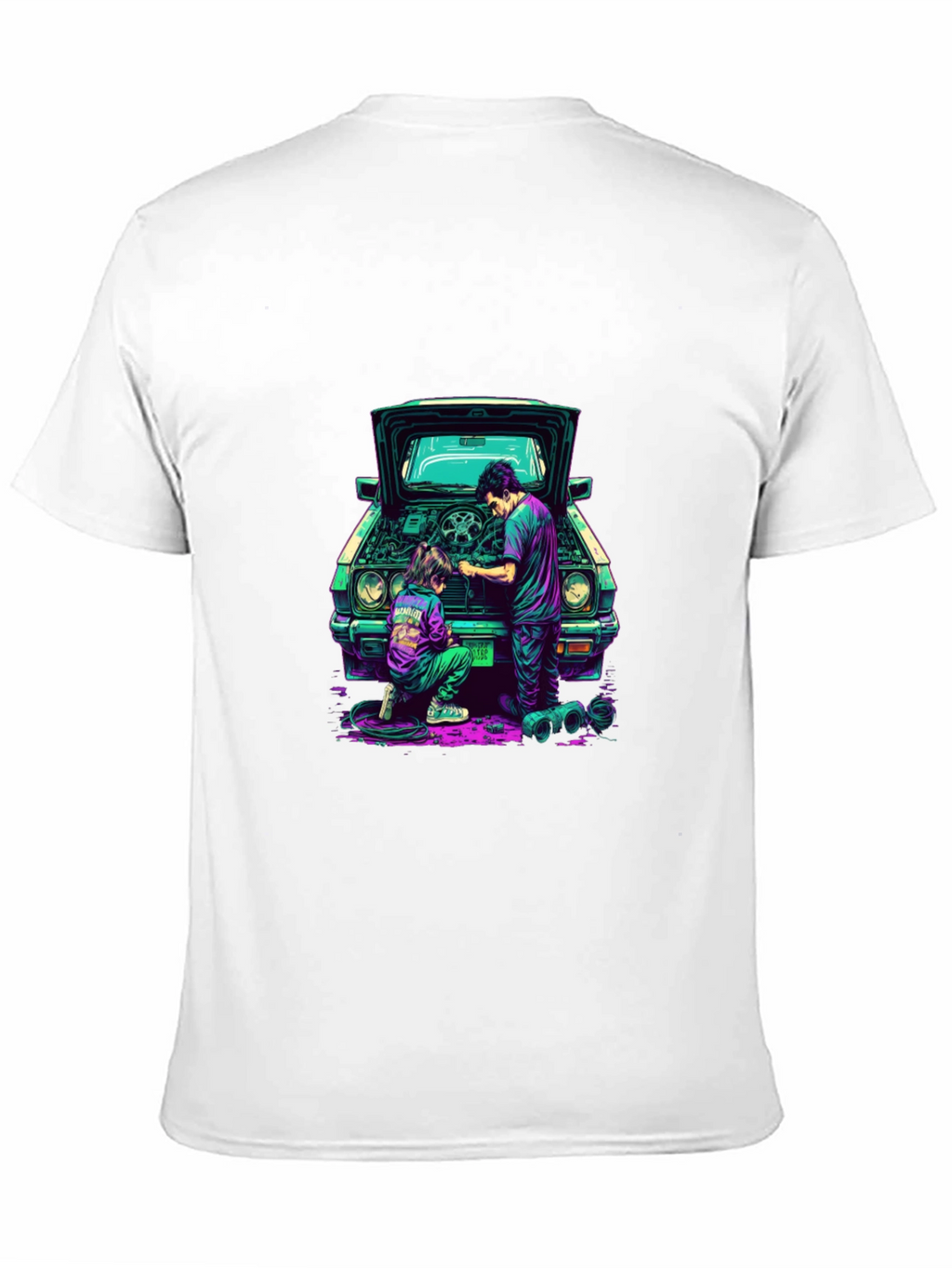 Cool Car Repair Graphic Tee