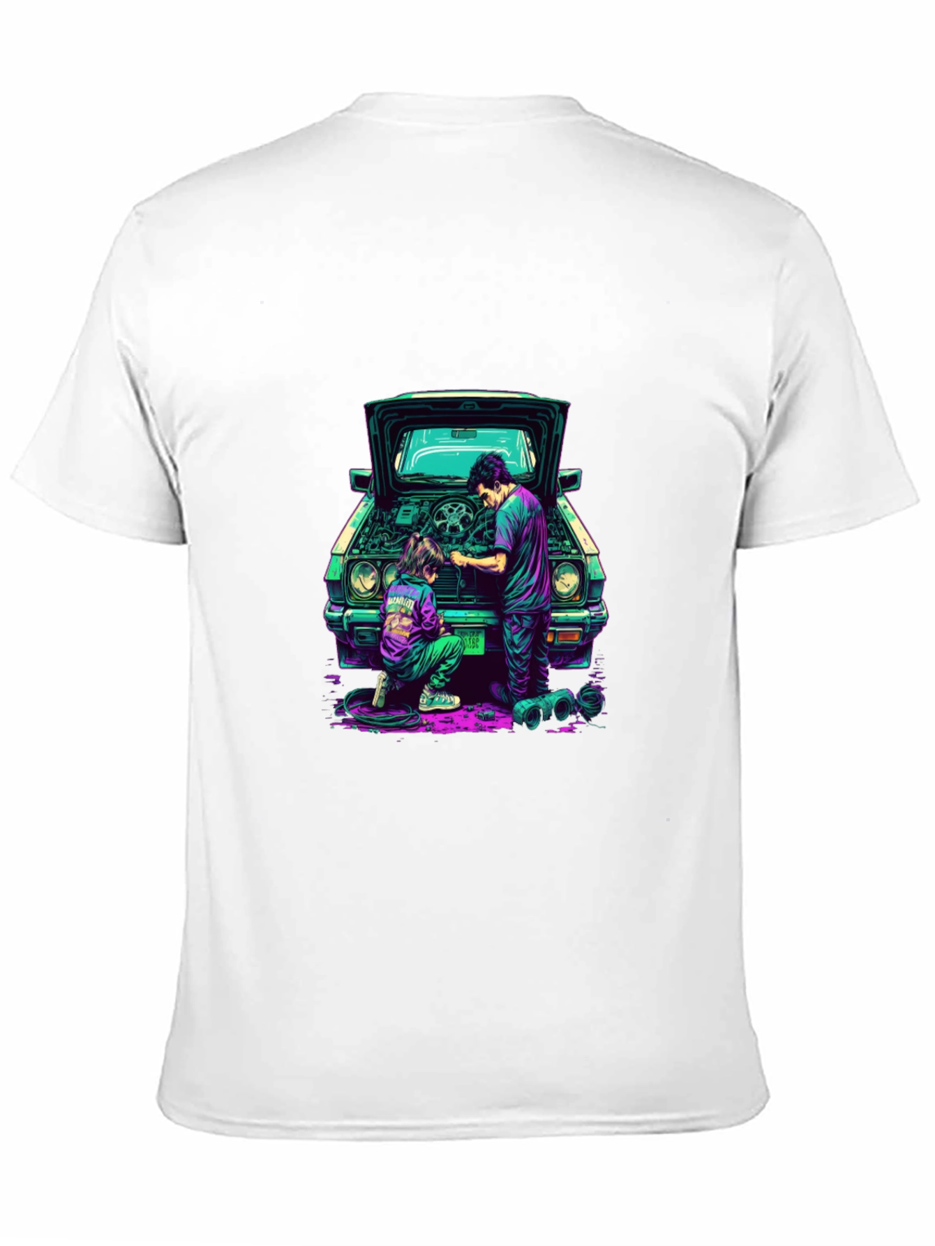 Cool Car Repair Graphic Tee