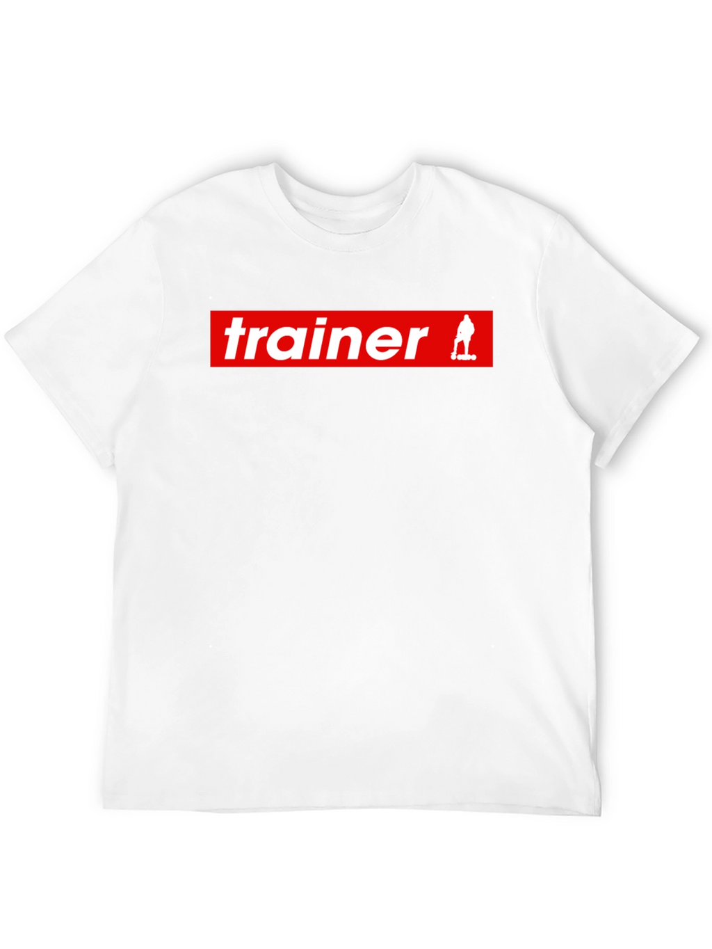 Trainer Graphic Tee - Black Cotton T-Shirt