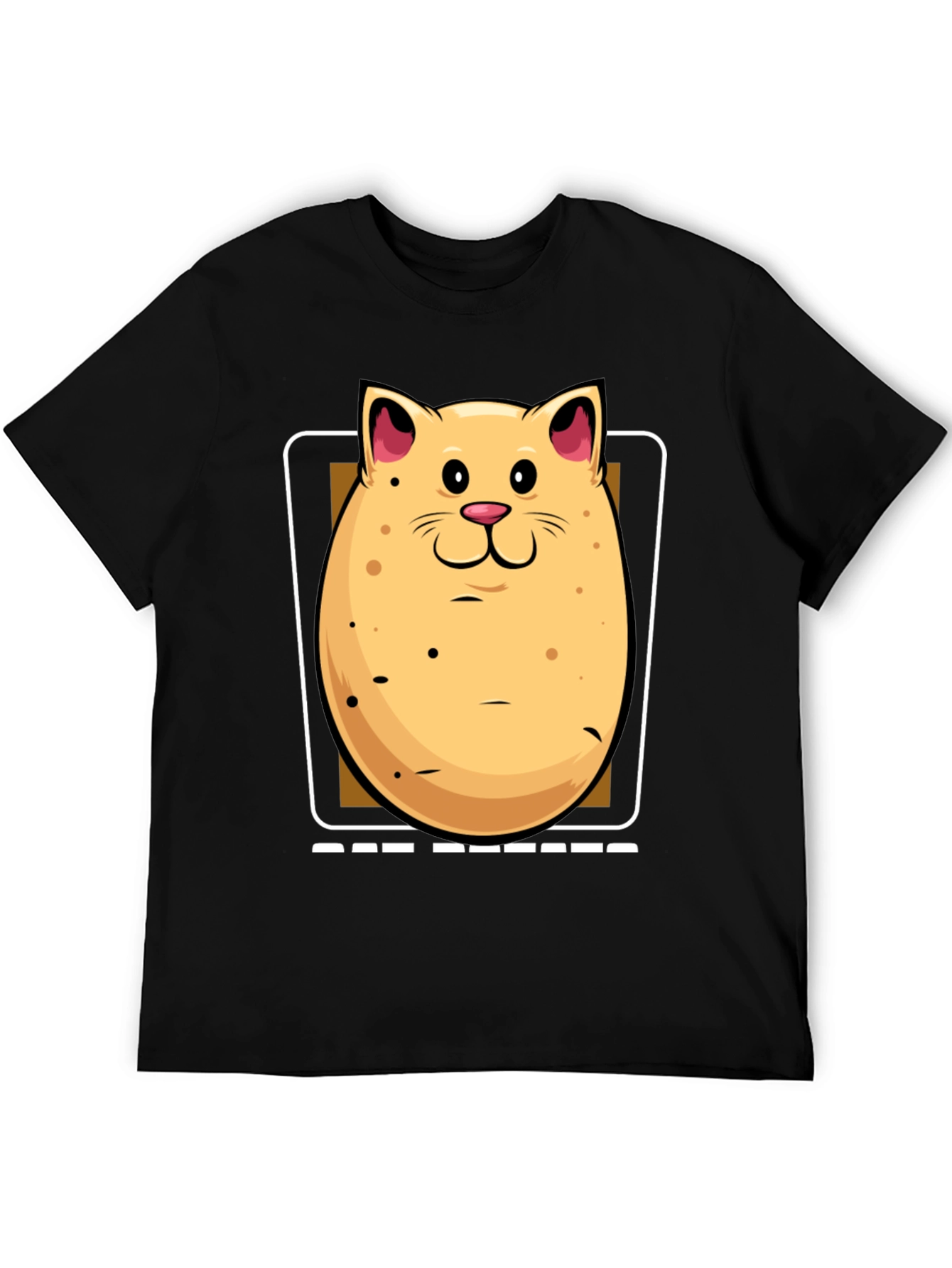 Potato Cat Graphic Tee - Funny & Unique T-Shirt