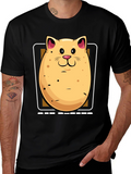 Potato Cat Graphic Tee - Funny & Unique T-Shirt