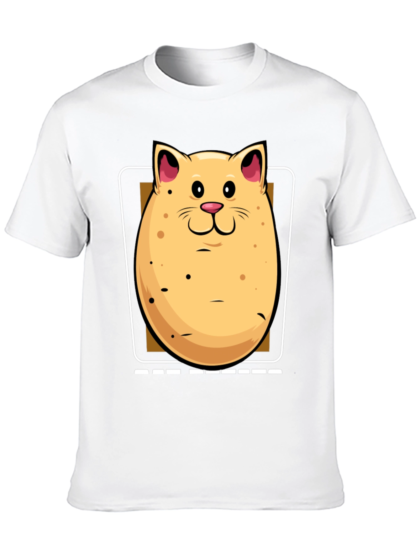 Potato Cat Graphic Tee - Funny & Unique T-Shirt