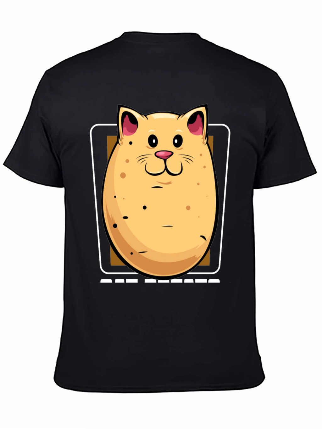 Potato Cat Graphic Tee - Funny & Unique T-Shirt