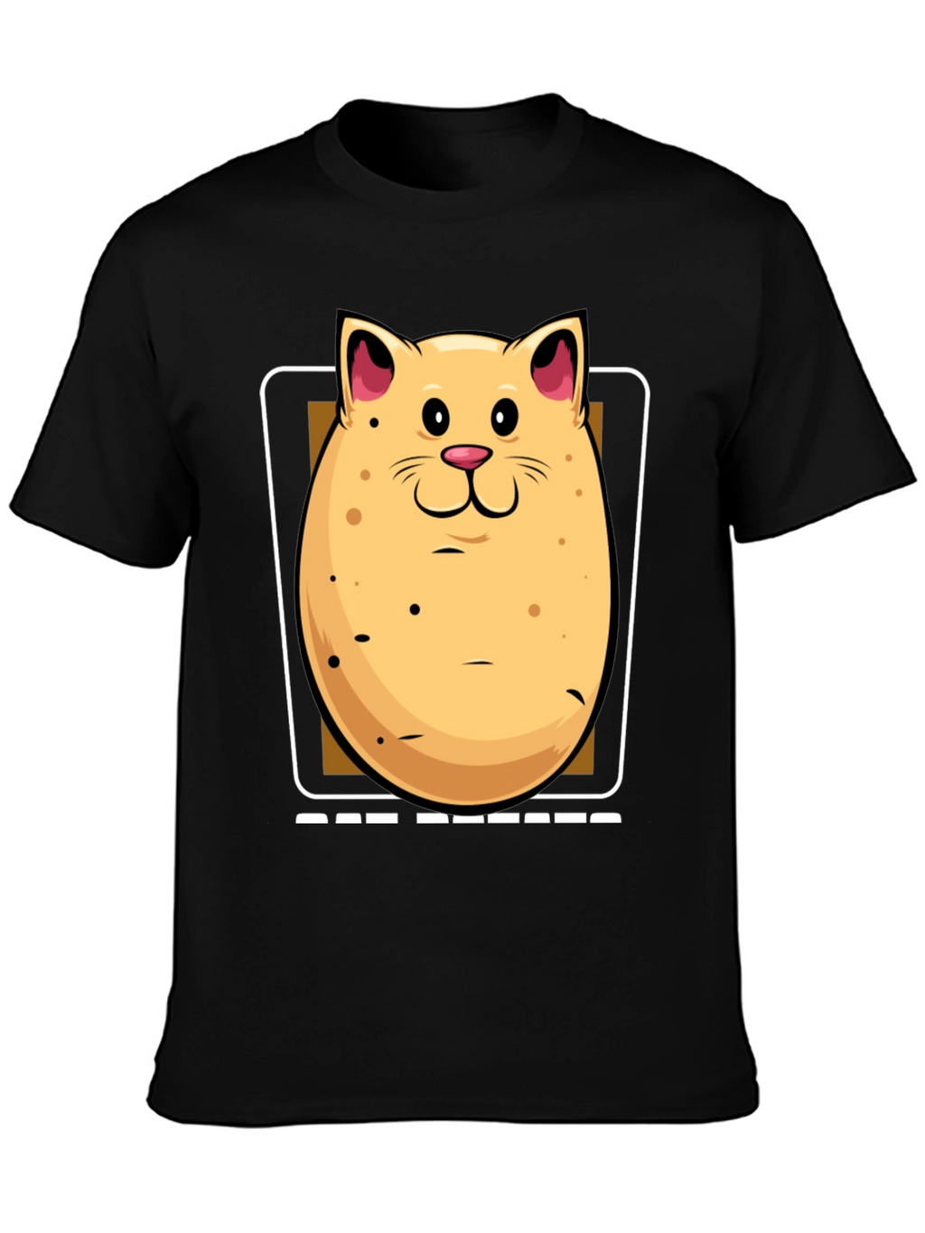 Potato Cat Graphic Tee - Funny & Unique T-Shirt