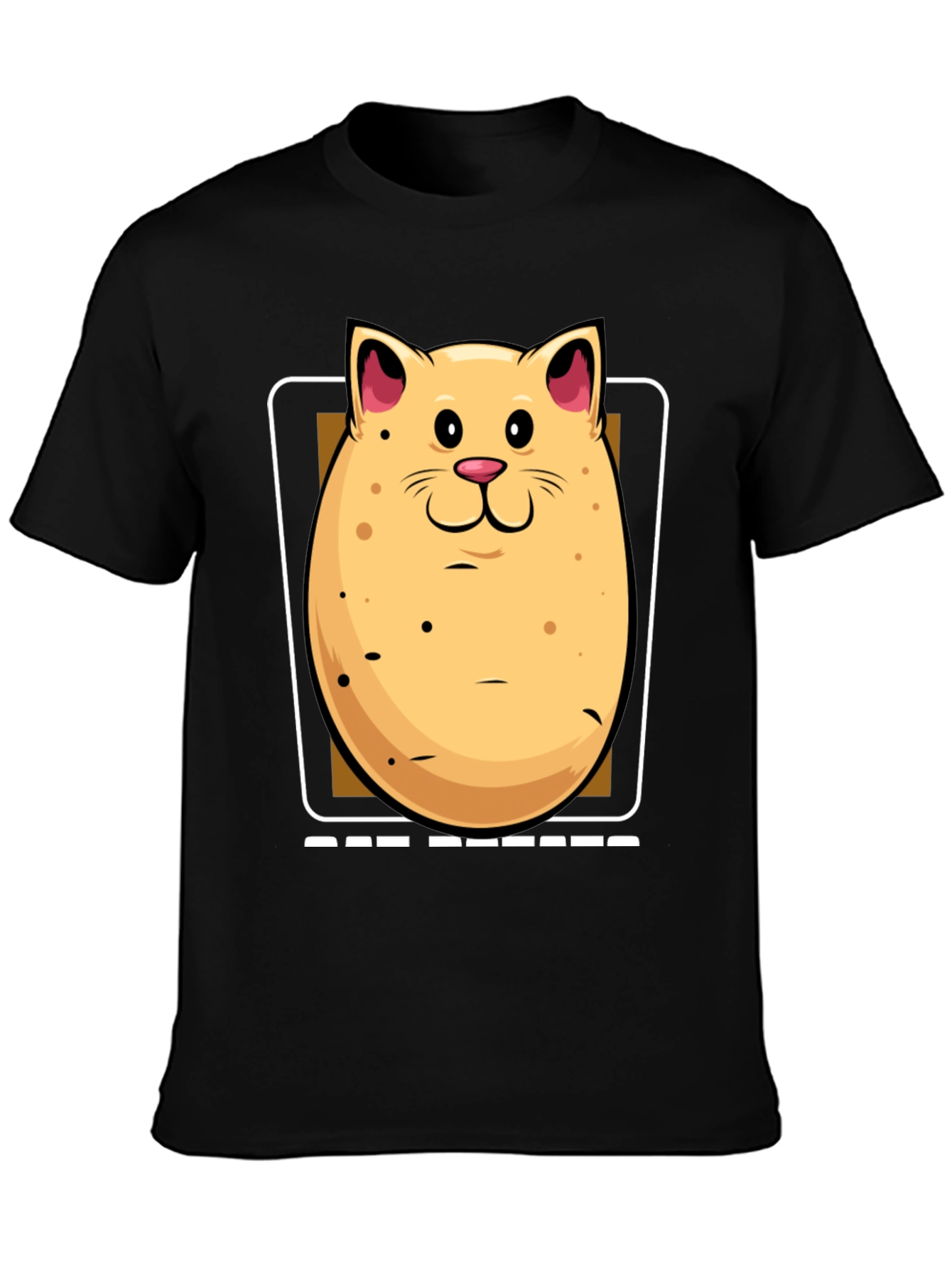 Potato Cat Graphic Tee - Funny & Unique T-Shirt