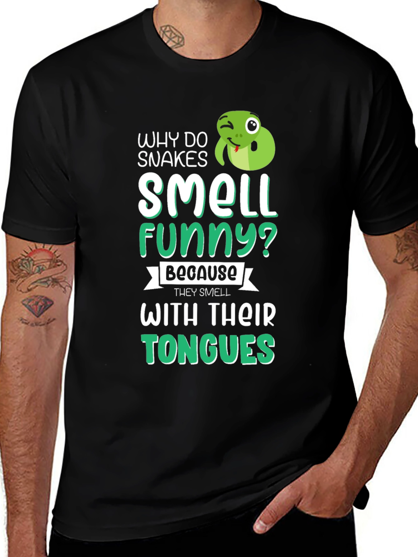 Funny Snake T-Shirt: Why Do Snakes Smell Funny?