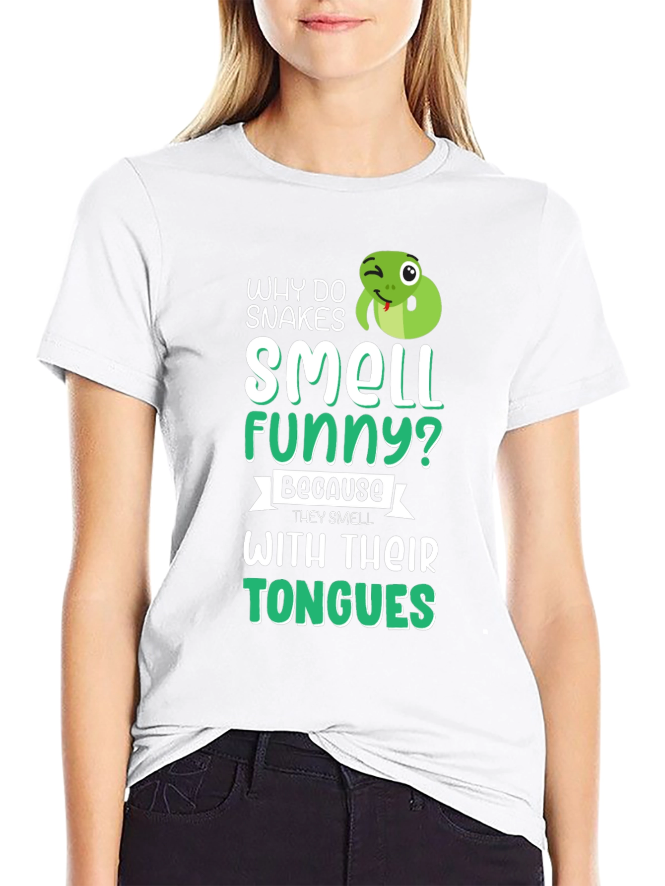 Funny Snake T-Shirt: Why Do Snakes Smell Funny?