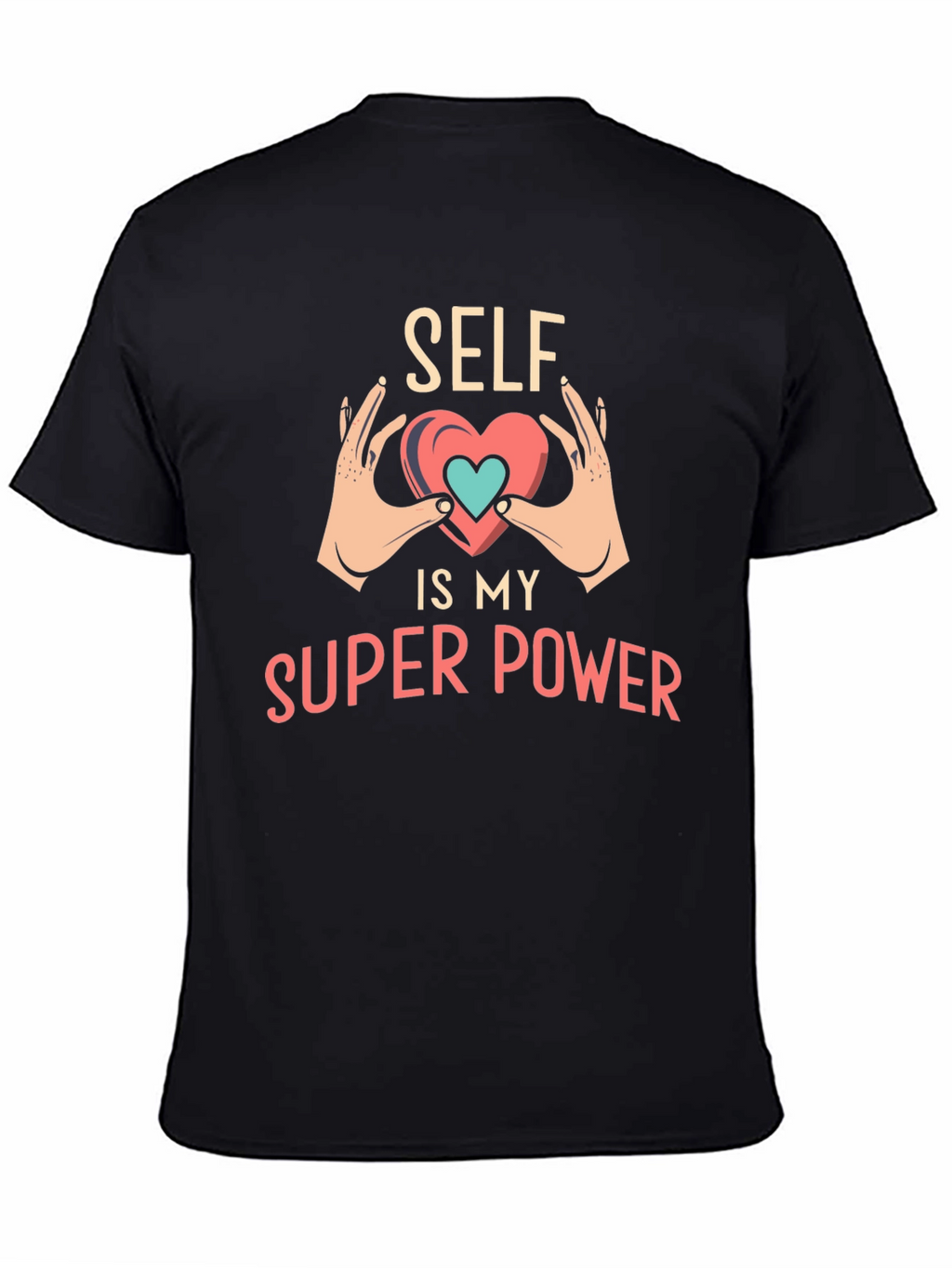 Self is My Superpower Black T-Shirt