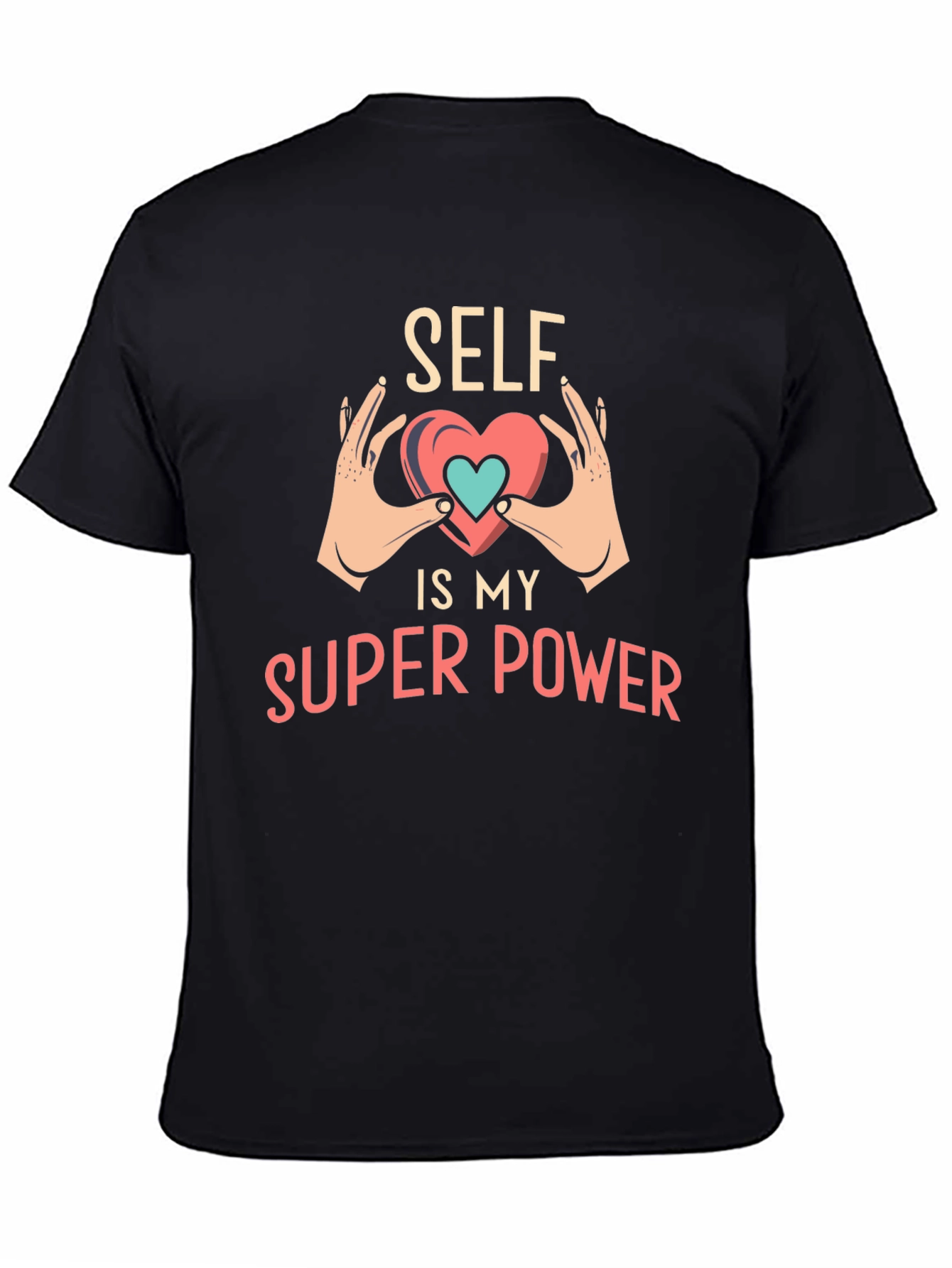 Self is My Superpower Black T-Shirt