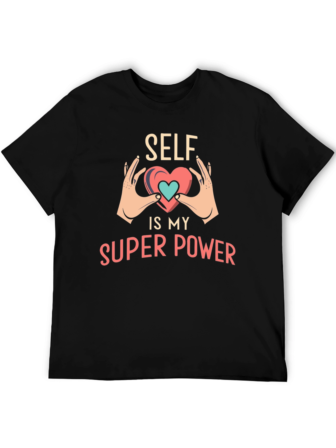 Self is My Superpower Black T-Shirt