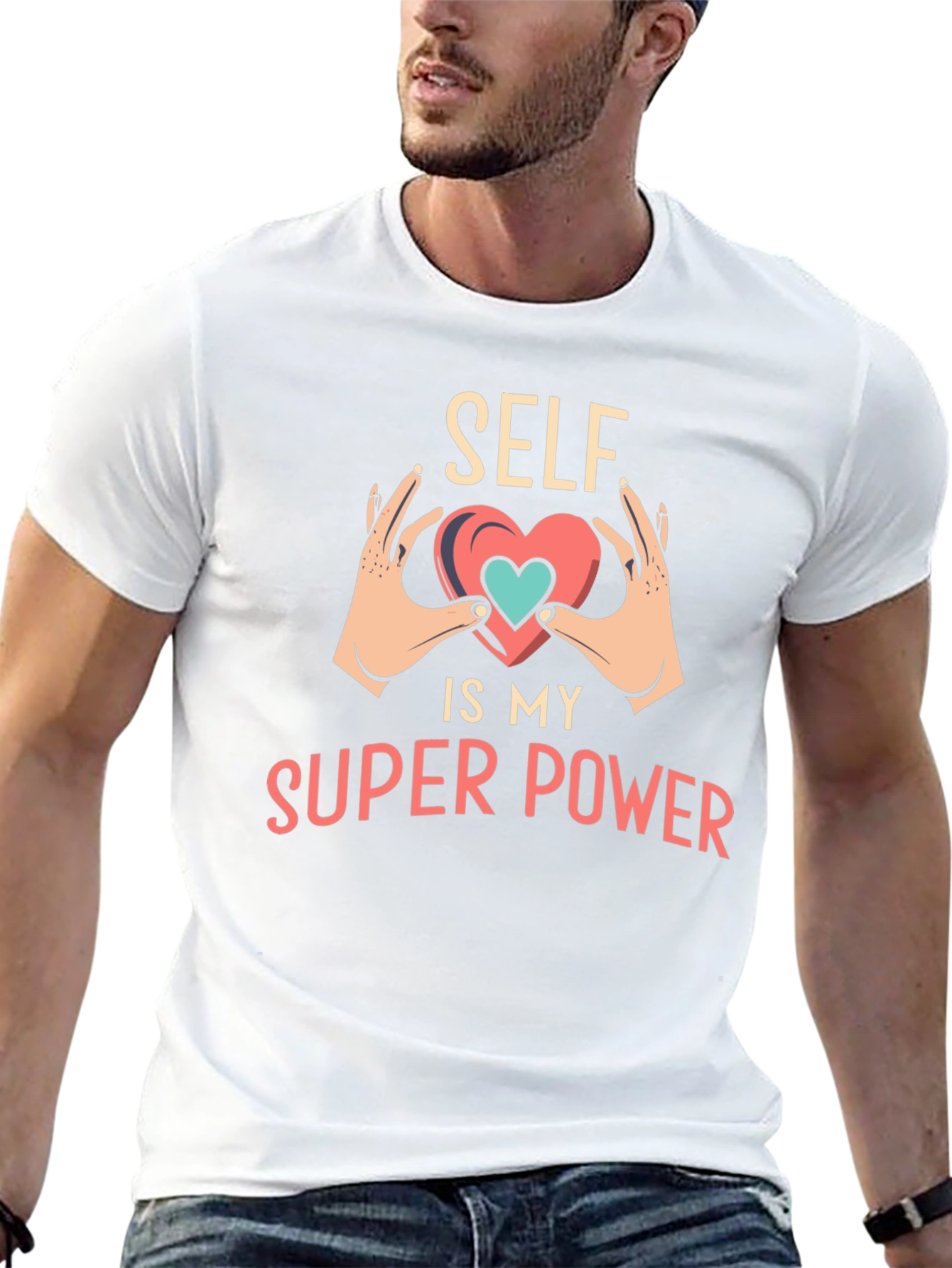 Self is My Superpower Black T-Shirt